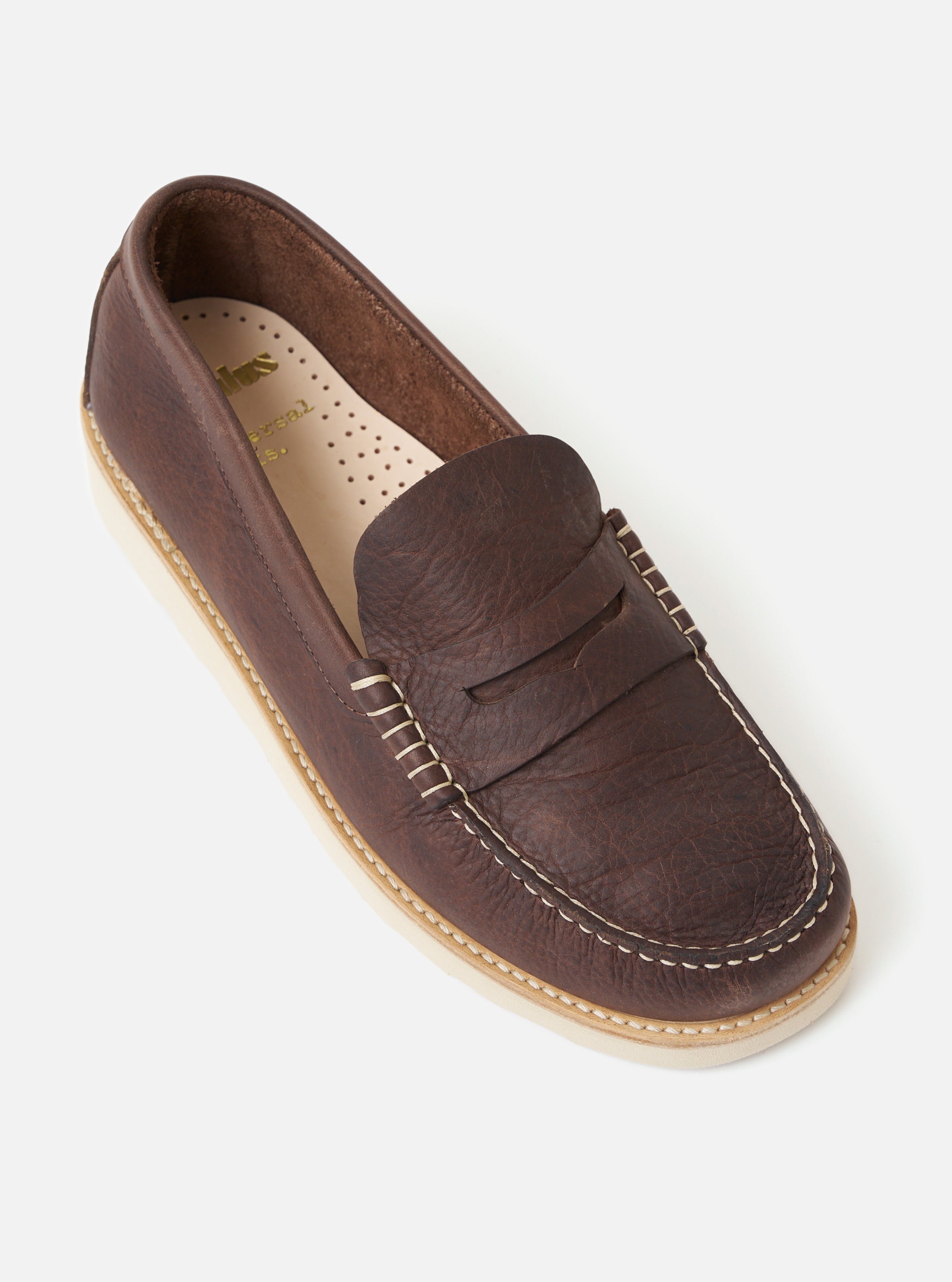 Zardus for Universal Works Brown Leather Reggie Loafer