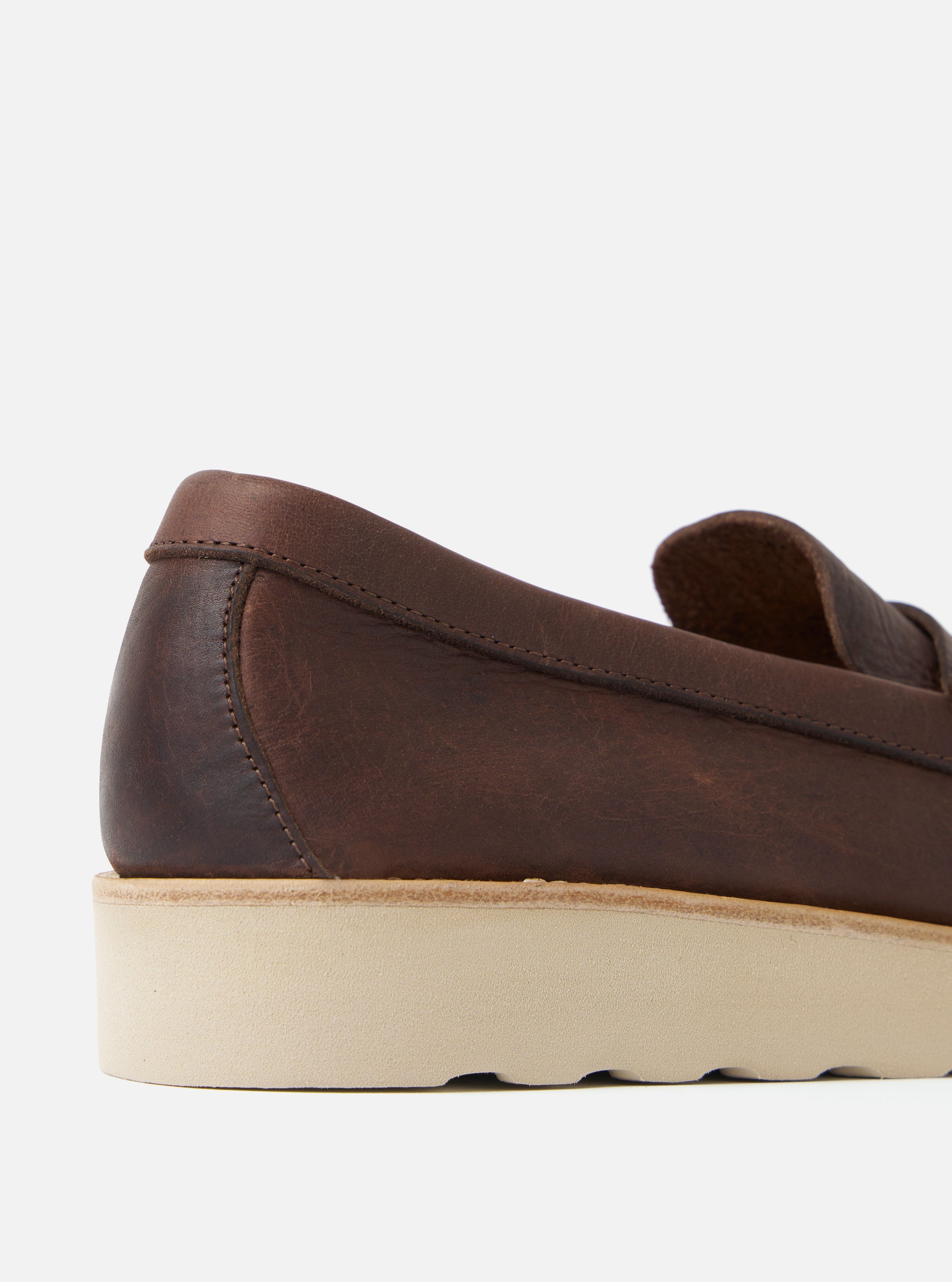 Zardus for Universal Works Brown Leather Reggie Loafer