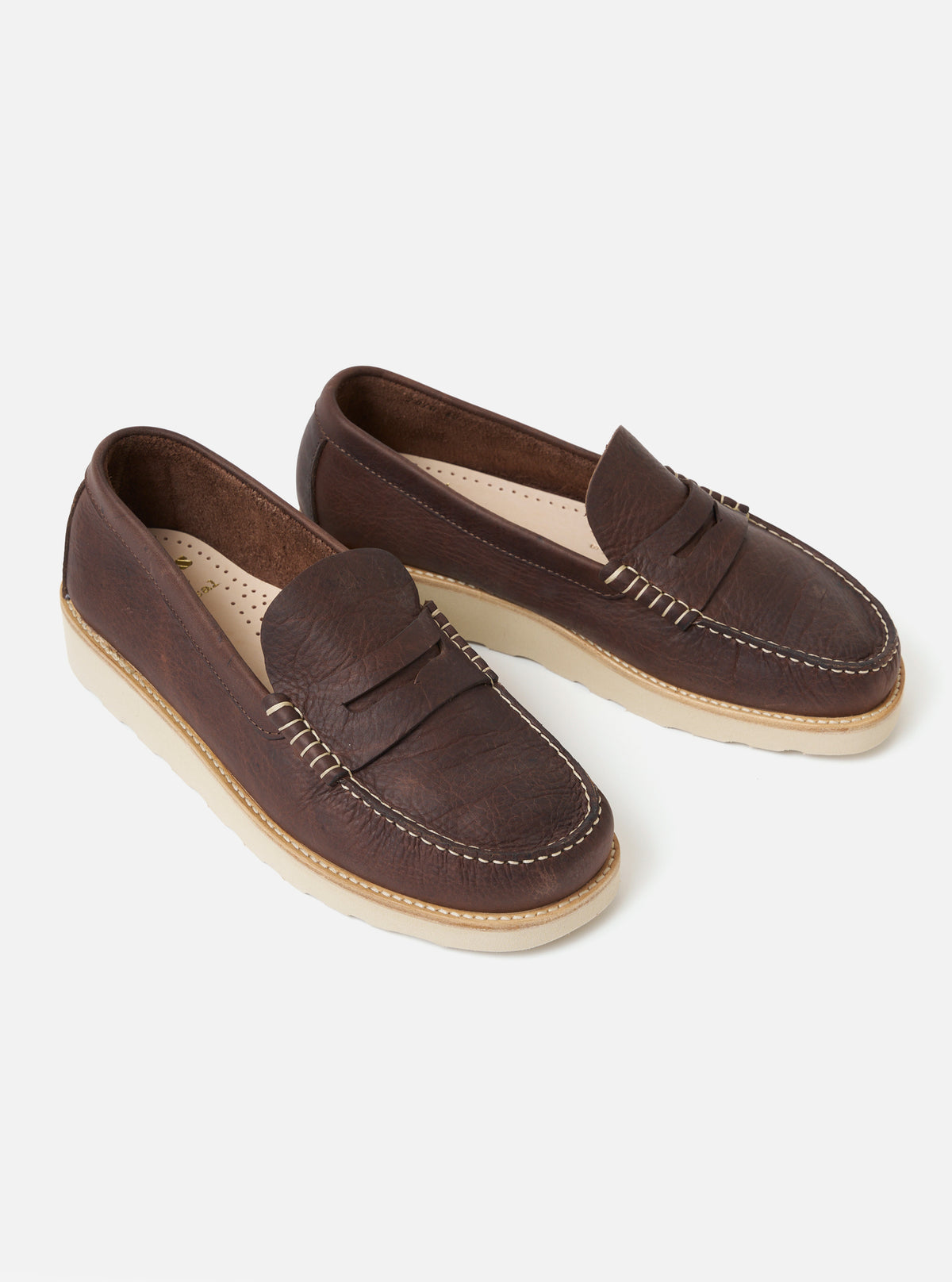 Zardus for Universal Works Brown Leather Reggie Loafer