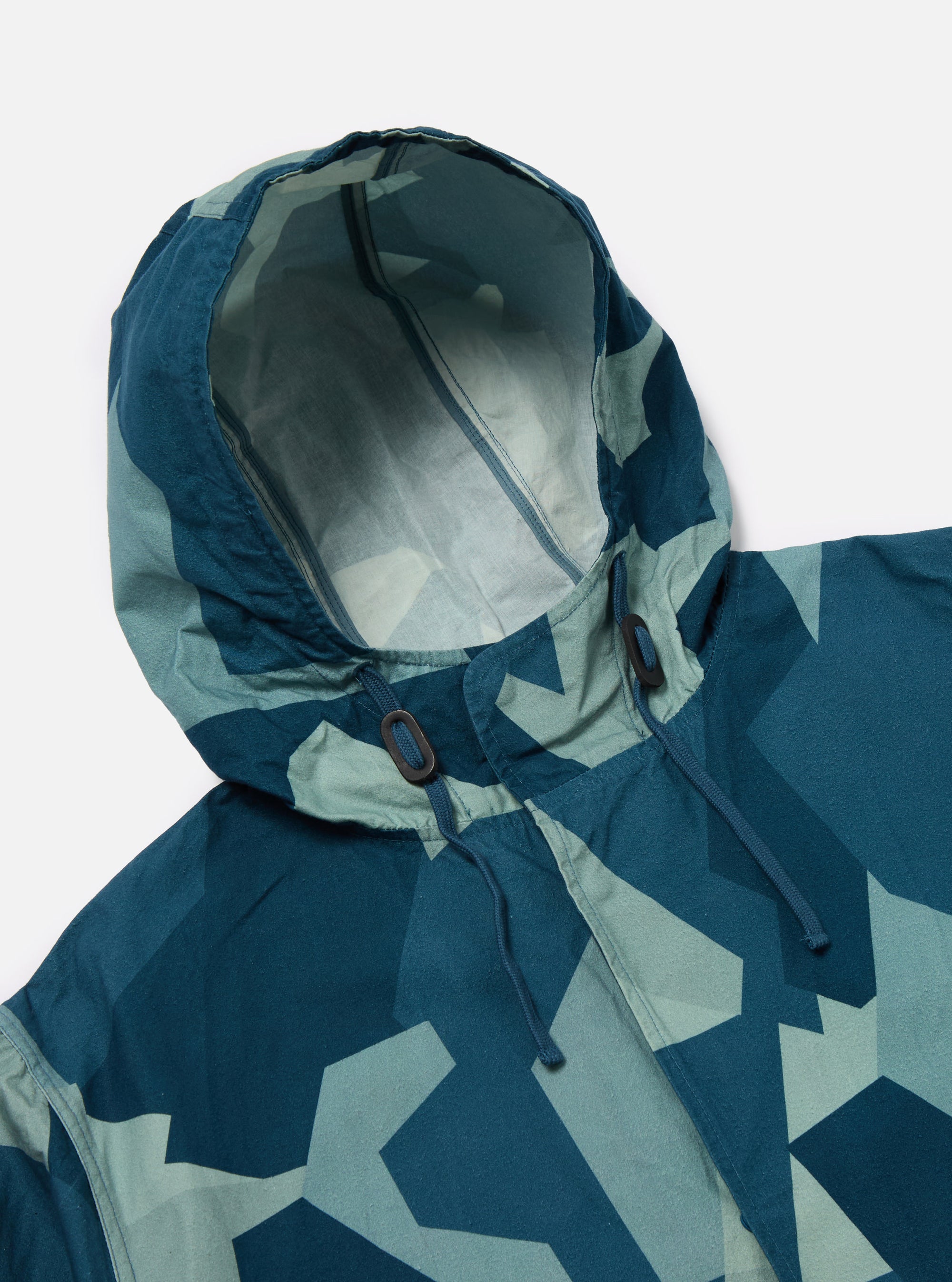 Blue Swedish Camo Beach Parka
