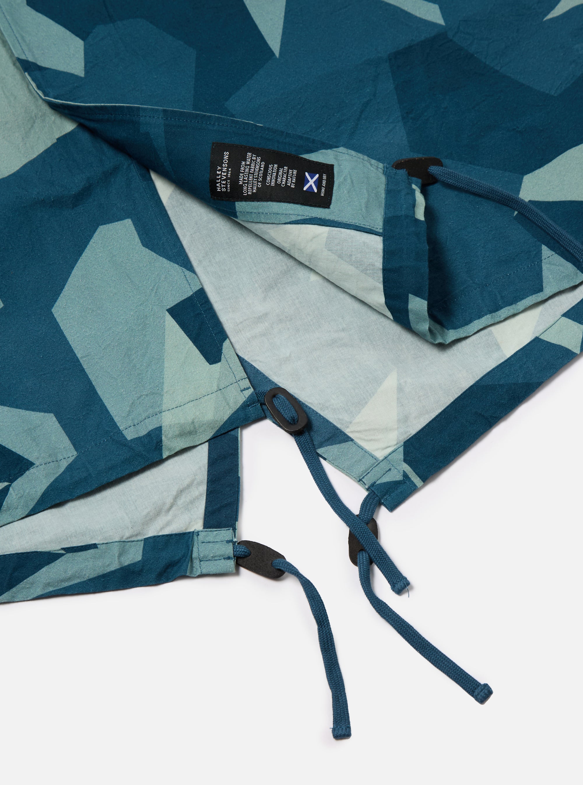 Blue Swedish Camo Beach Parka