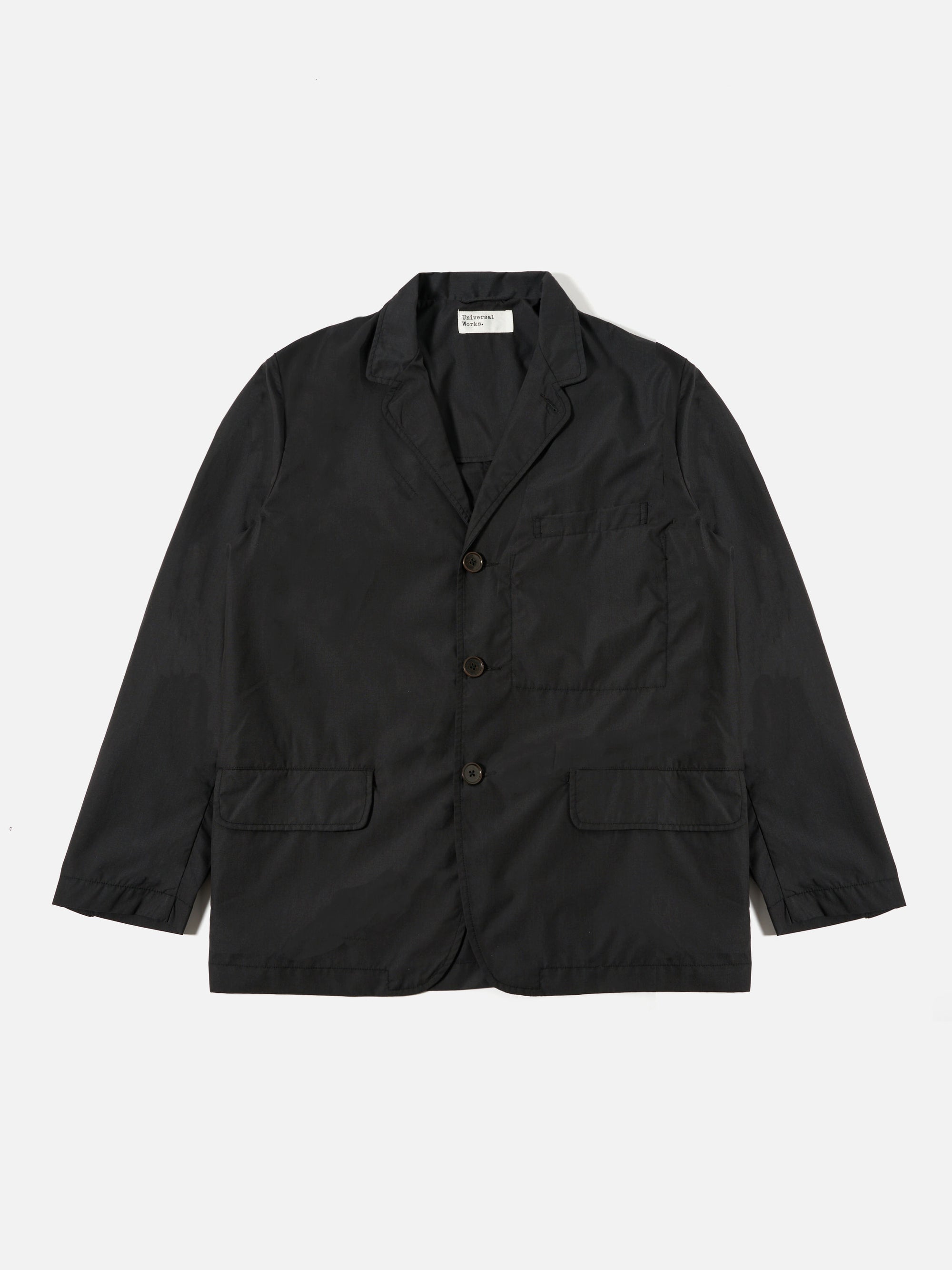 Black Recycled Polytech Capitol Jacket