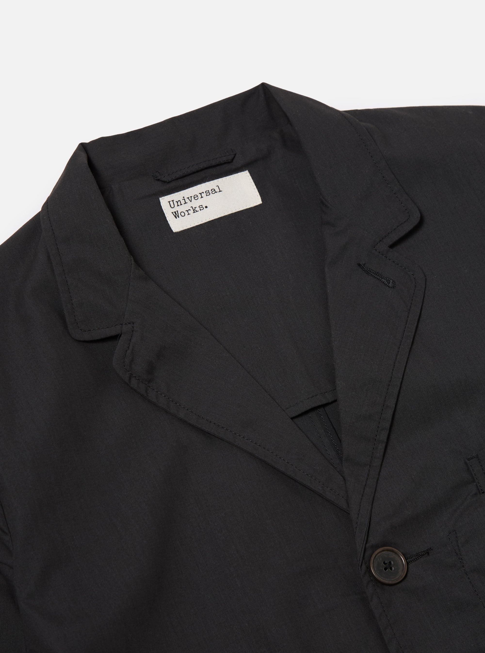 Black Recycled Polytech Capitol Jacket