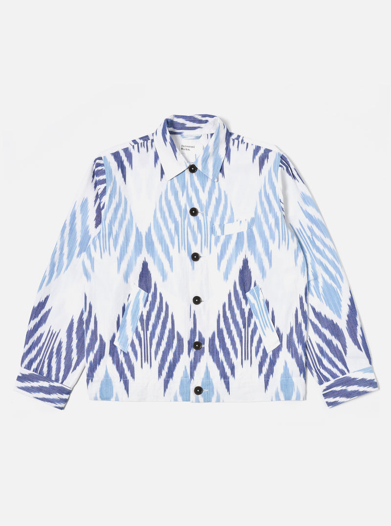 Blue Peacock Ikat James Jacket