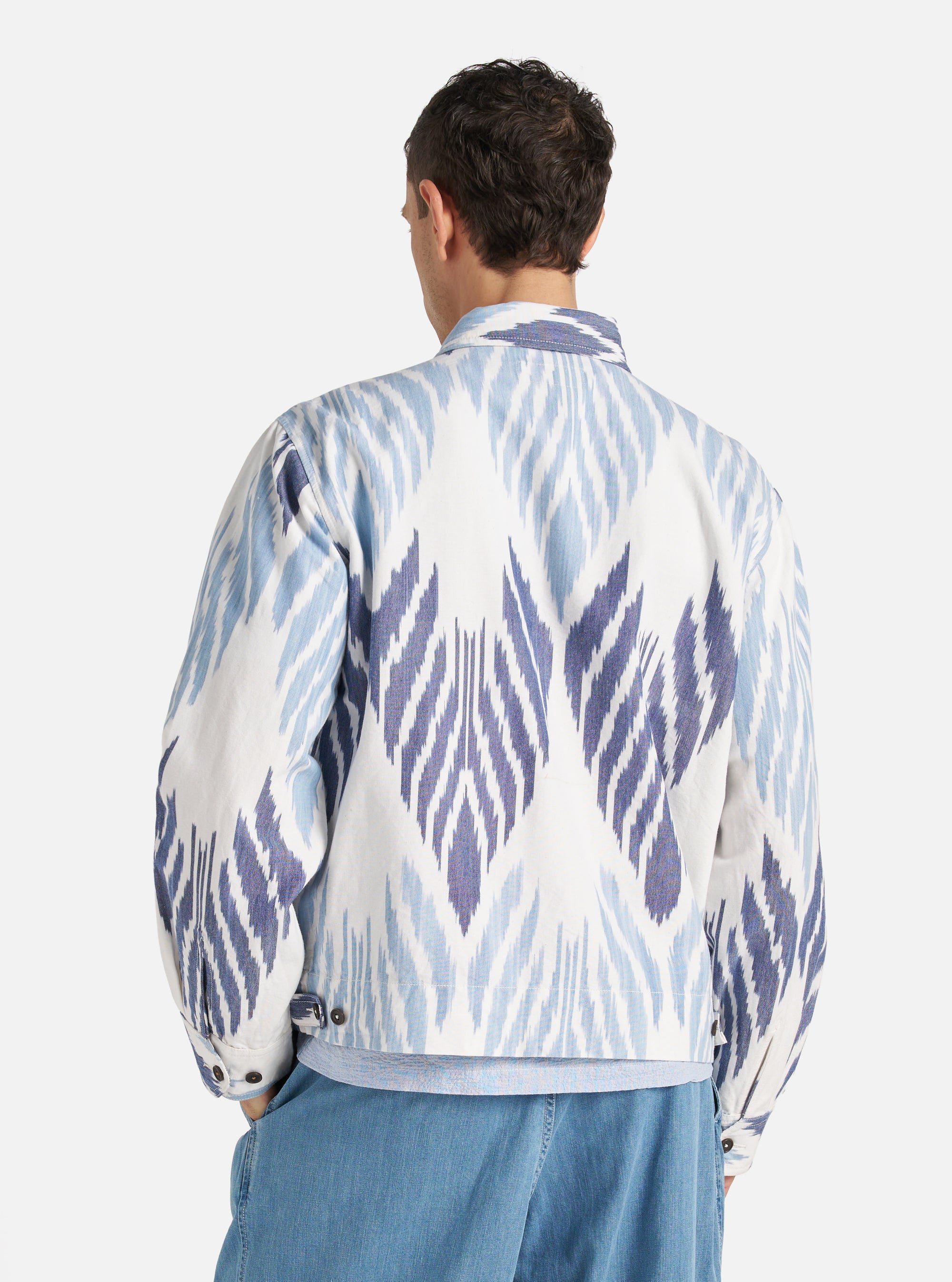 Blue Peacock Ikat James Jacket