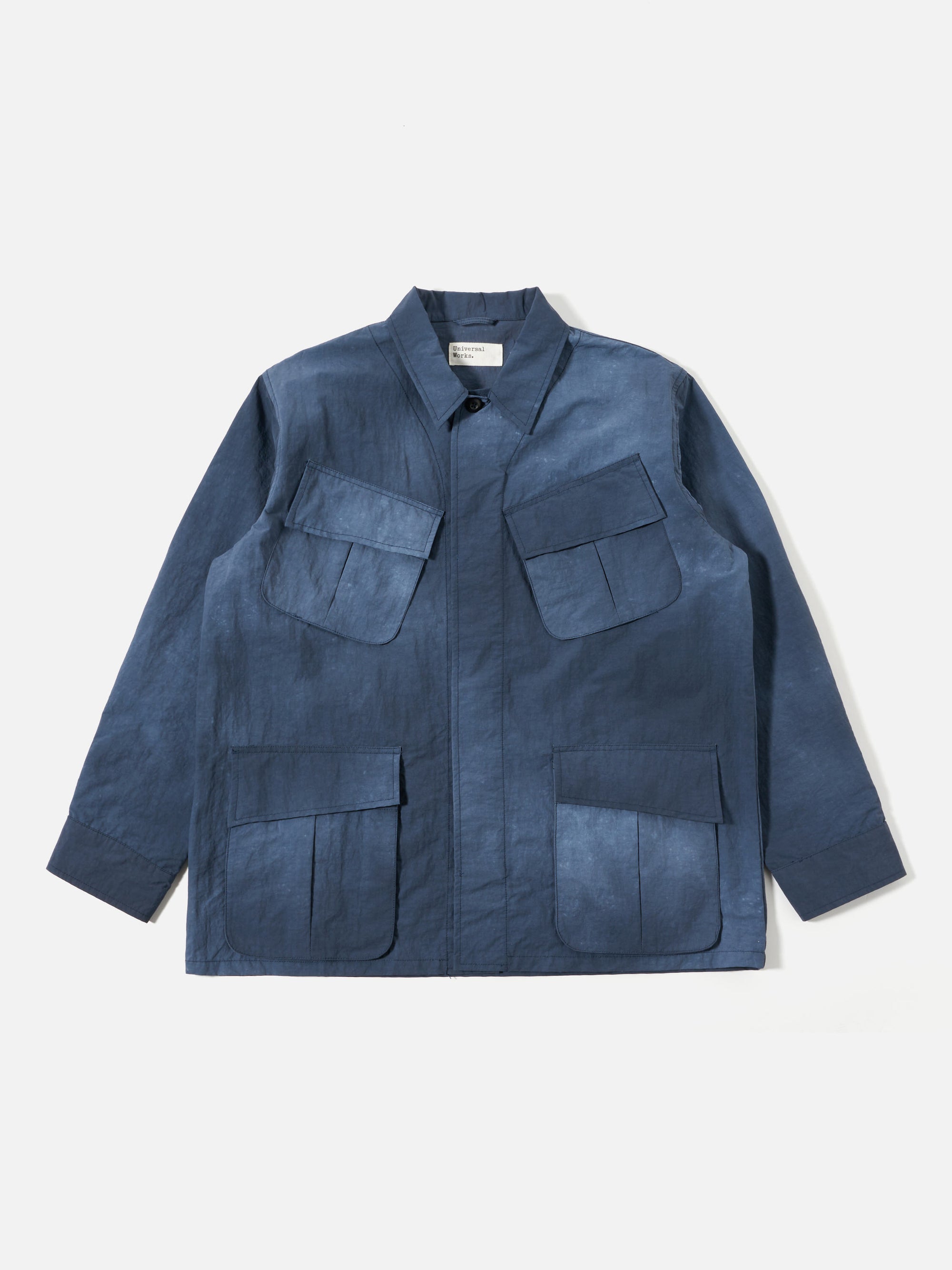 Navy Recycled Splash Nylon Jungle Jacket