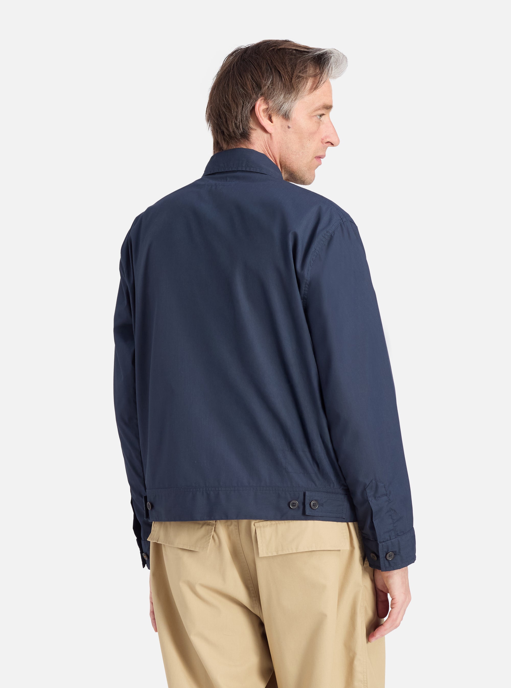 Navy Recycled Polytech Rose Bowl Jacket