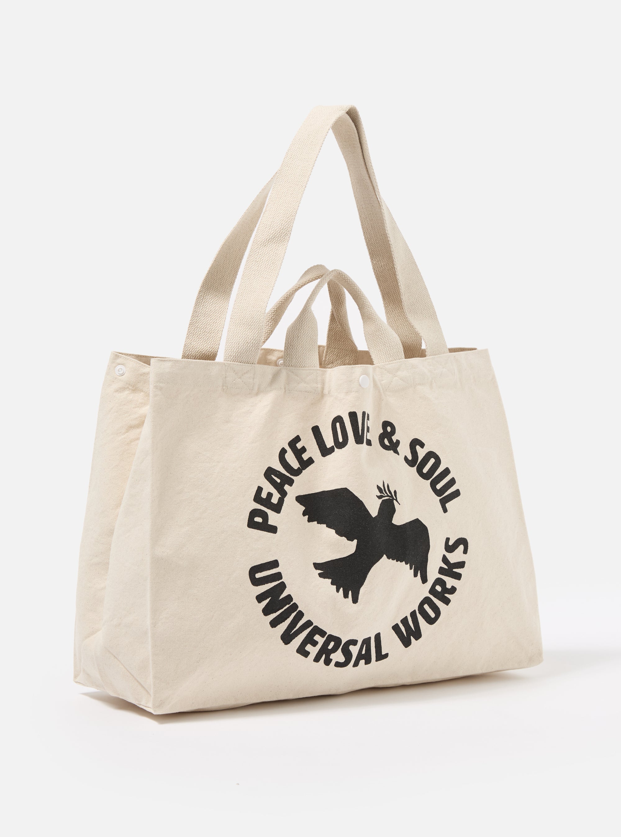Ecru Canvas Market Tote