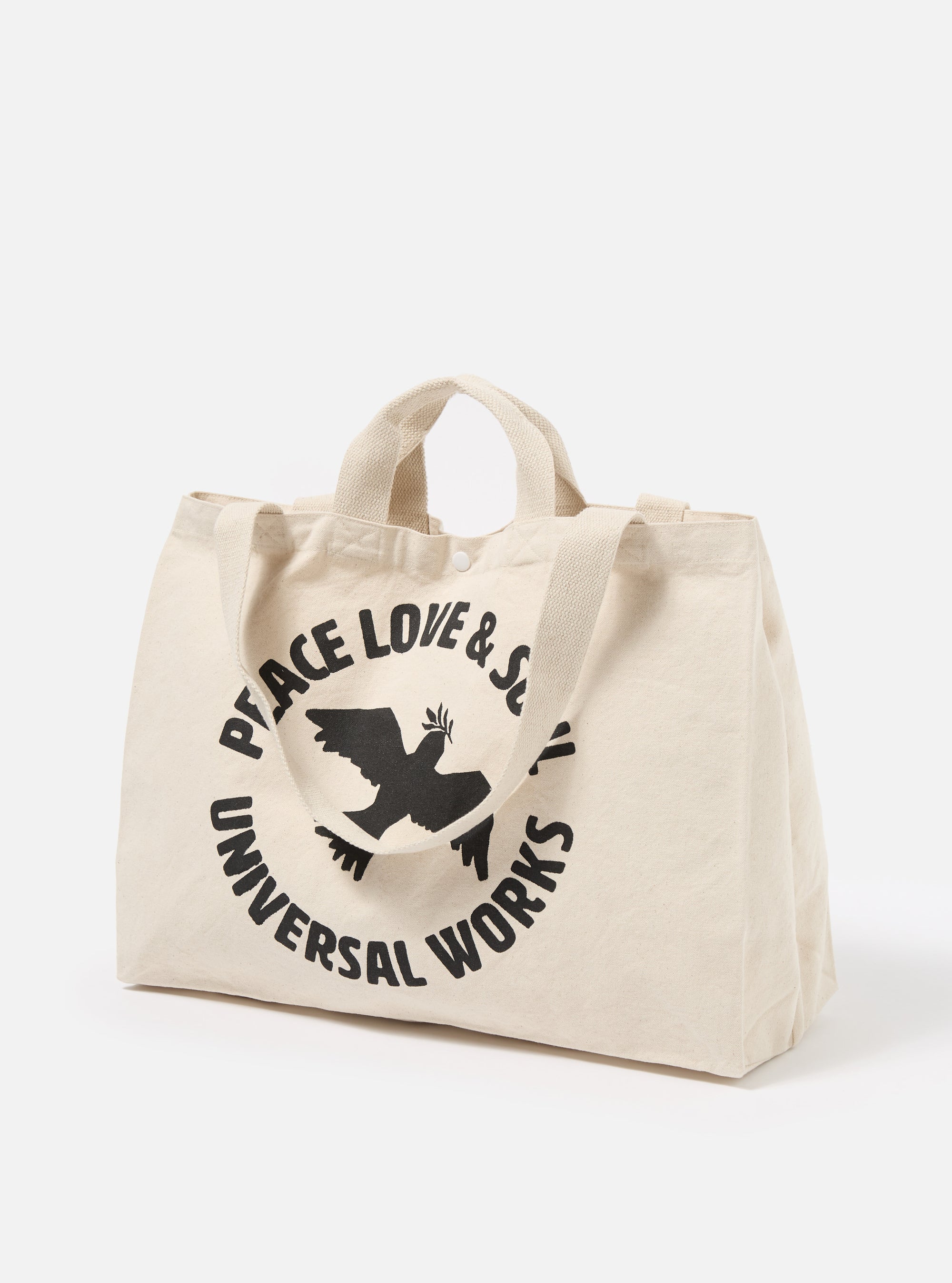 Ecru Canvas Market Tote