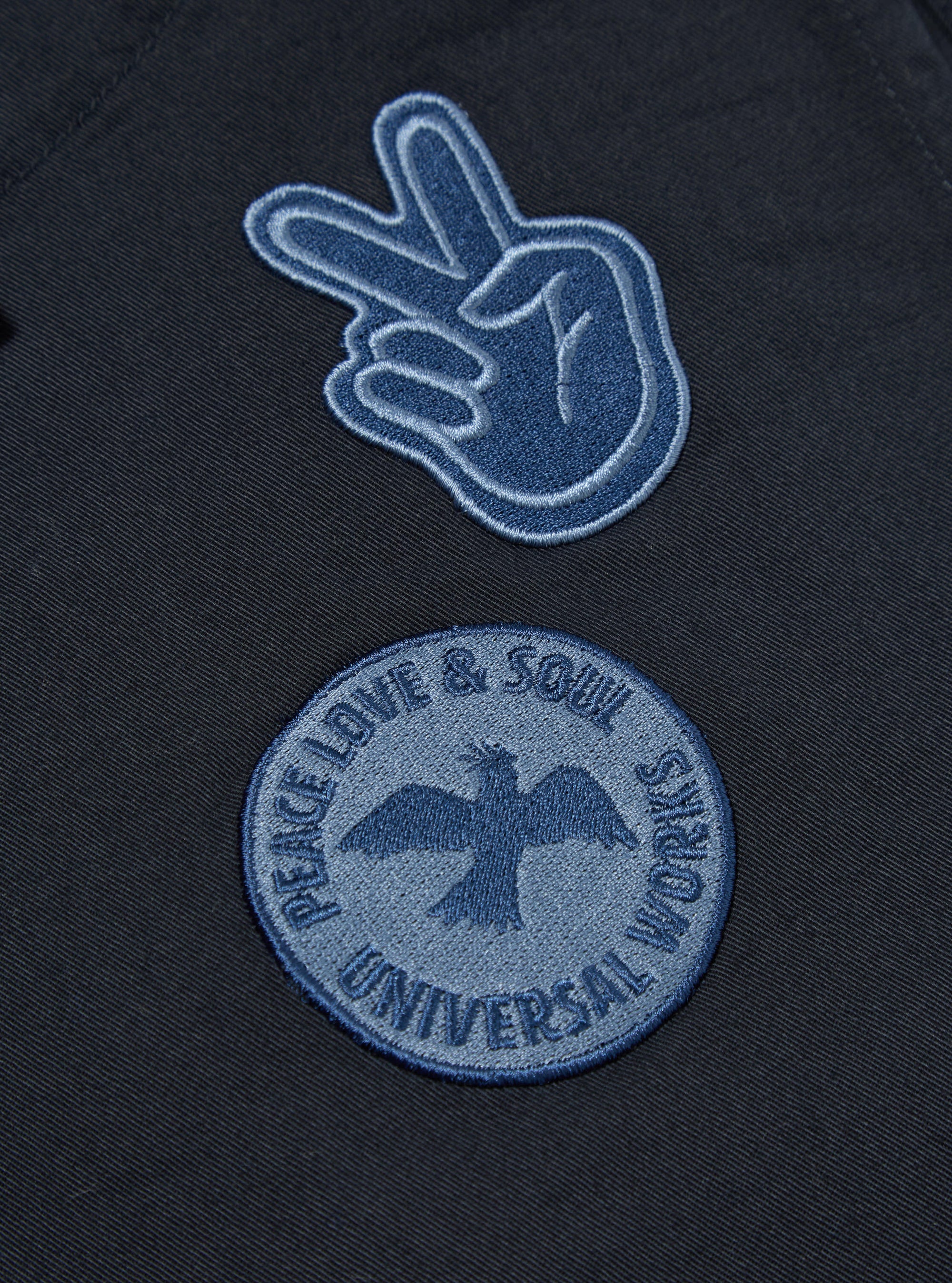 Navy Twill/Badges Marine Gilet