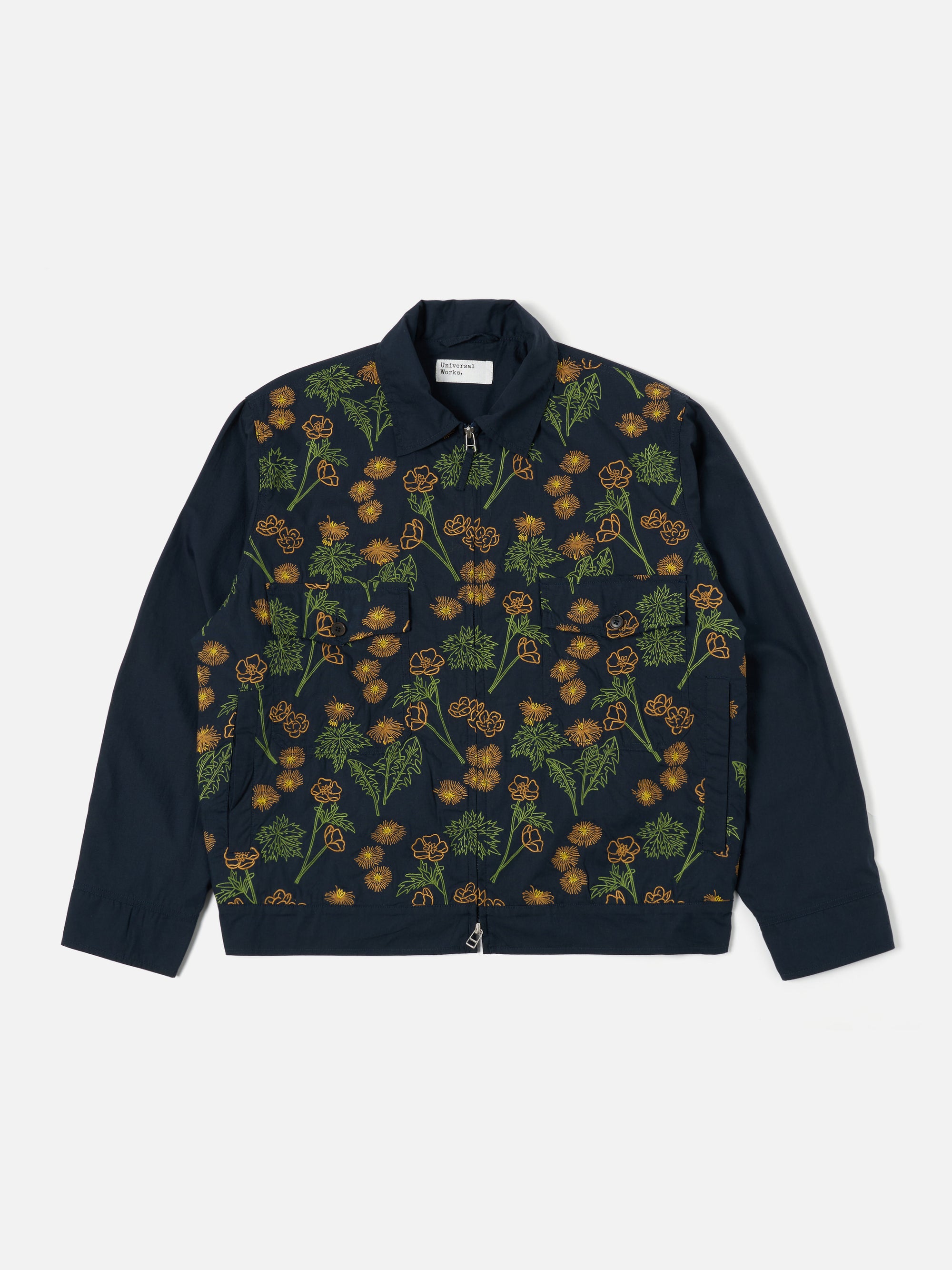 Flower Mountain x Universal Works Navy Broadcloth E130 Jacket