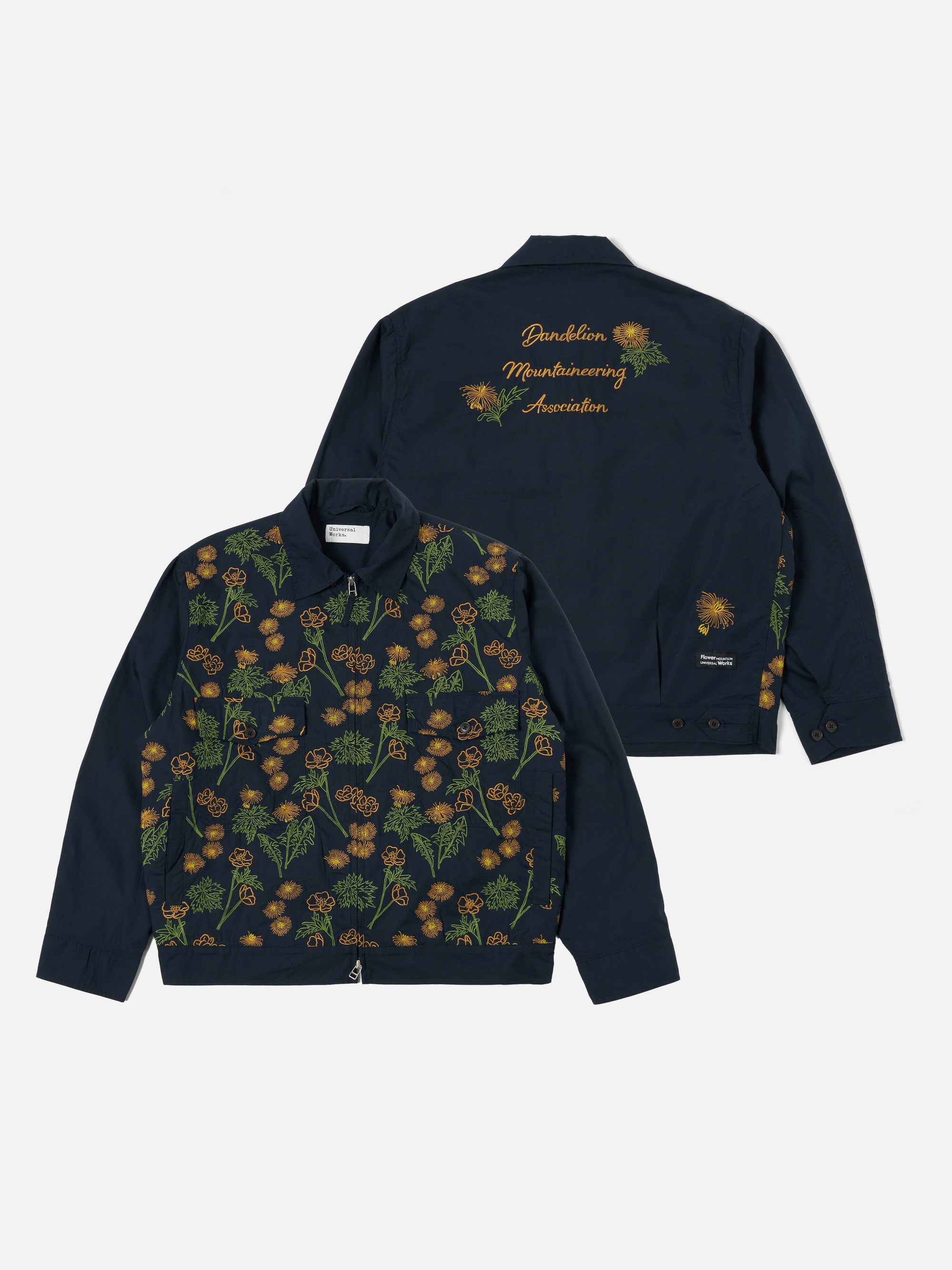 Flower Mountain x Universal Works Navy Broadcloth E130 Jacket
