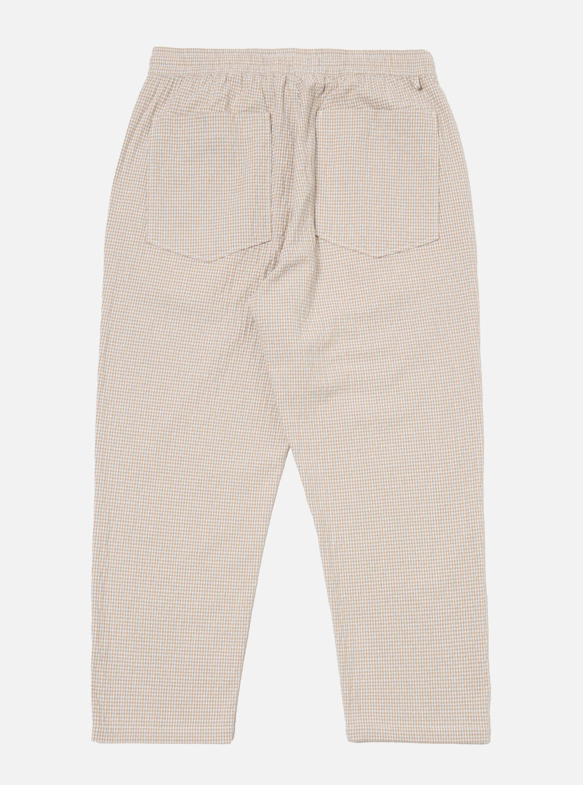 Ecru/Sand Ospina Check Cotton Hi Water Trouser