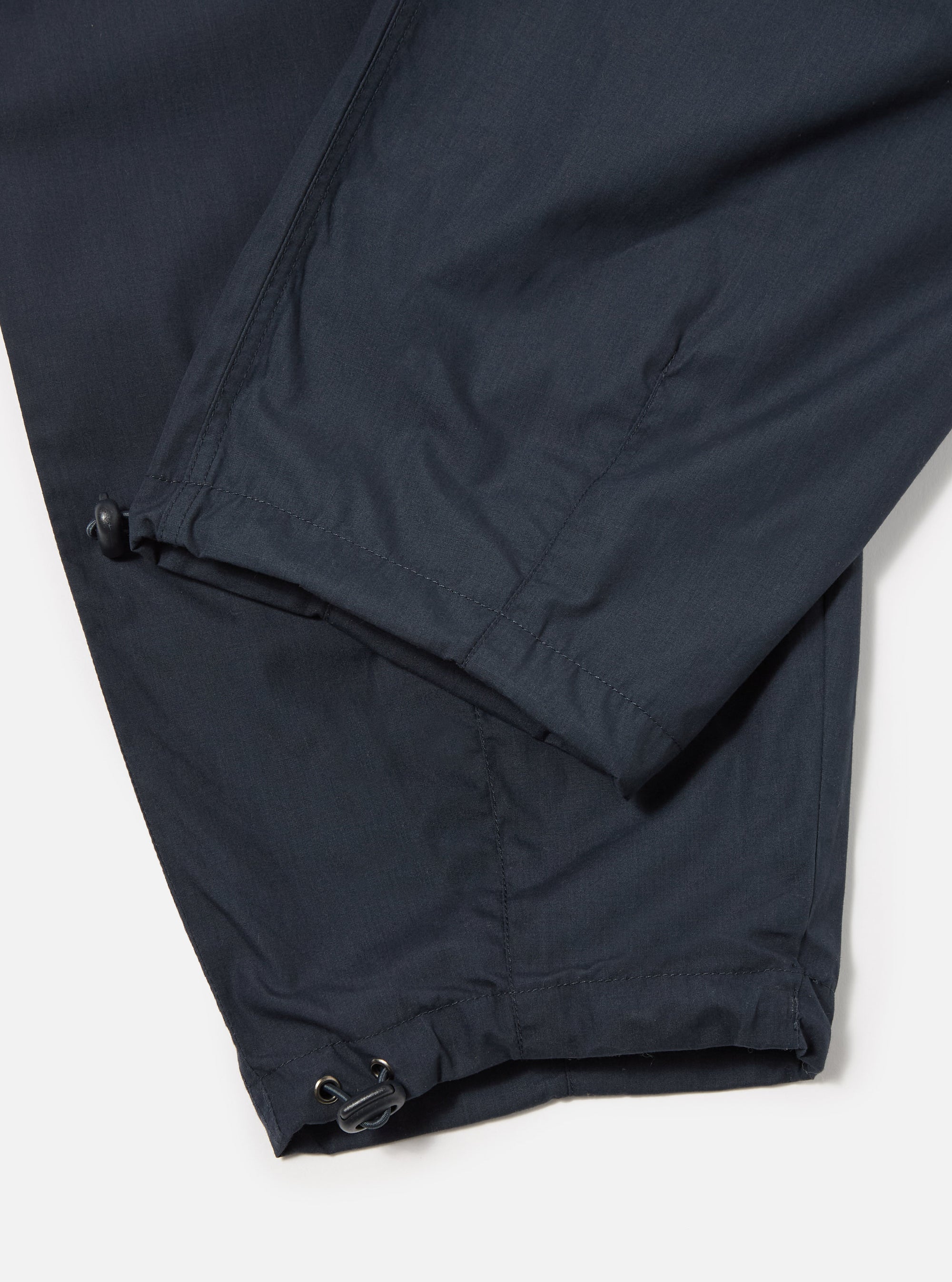 Navy Recycled Polytech Loose Pilot Trouser