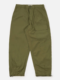 Olive Recycled Polytech Loose Pilot Trouser