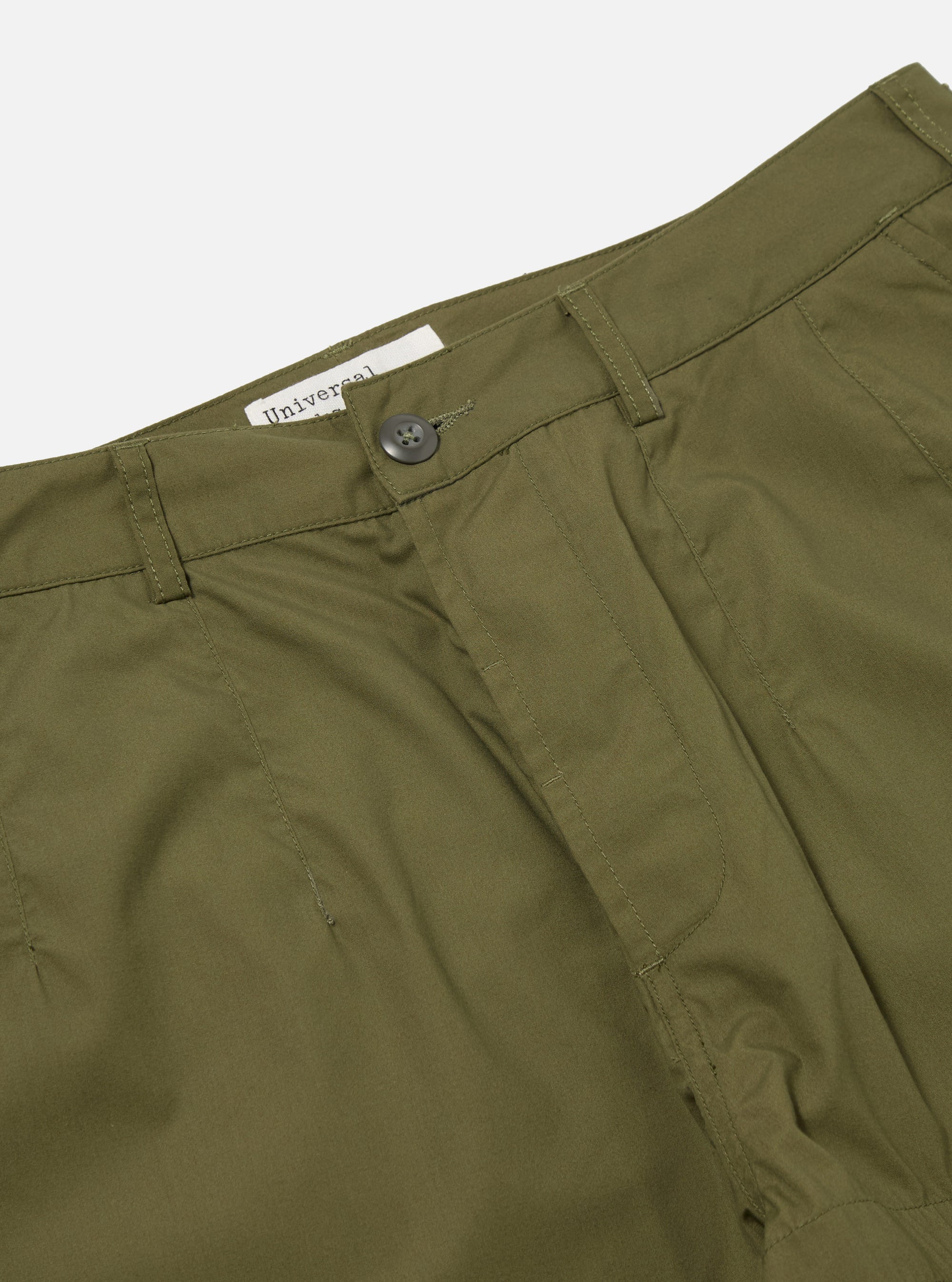 Olive Recycled Polytech Loose Pilot Trouser
