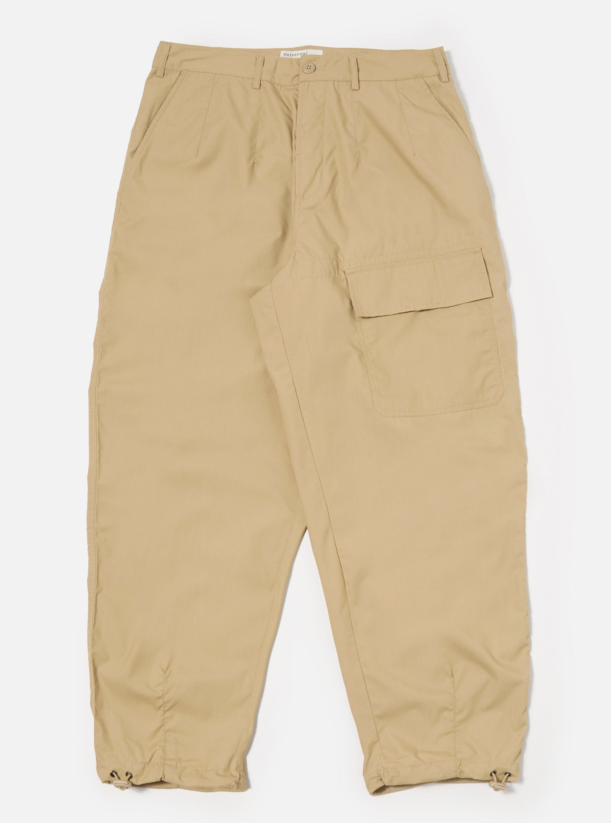 Sand Recycled Polytech Loose Pilot Trouser