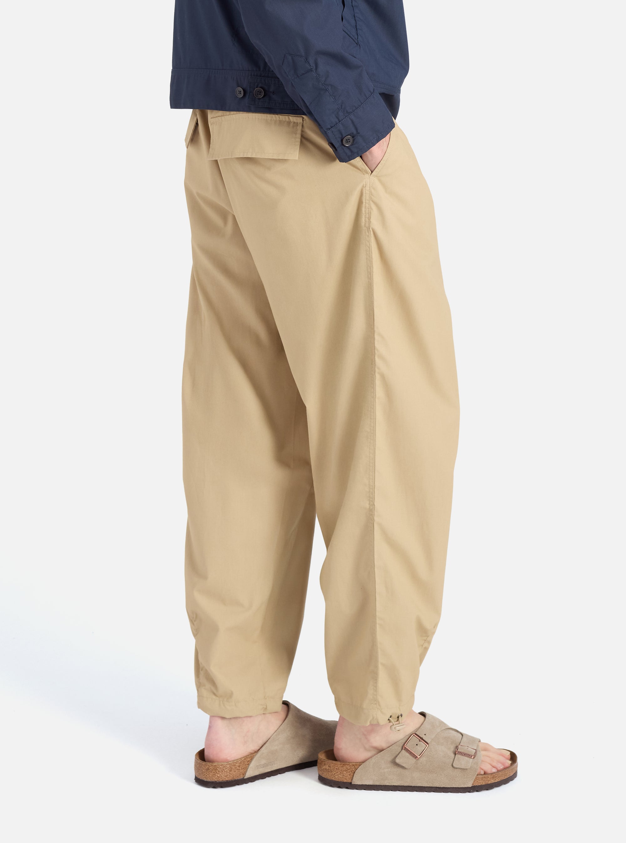Sand Recycled Polytech Loose Pilot Trouser