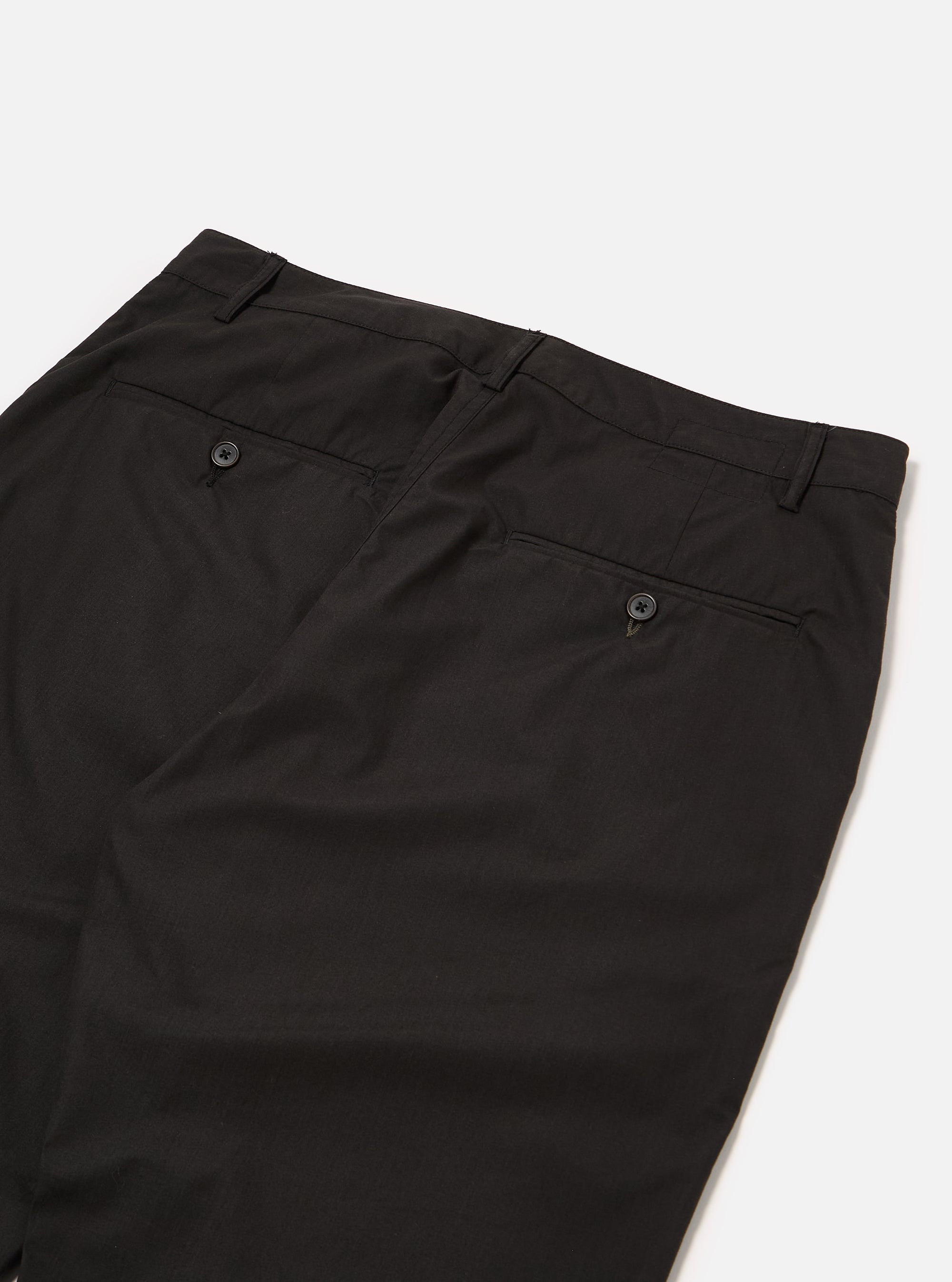 Black Recycled Polytech Military Chino