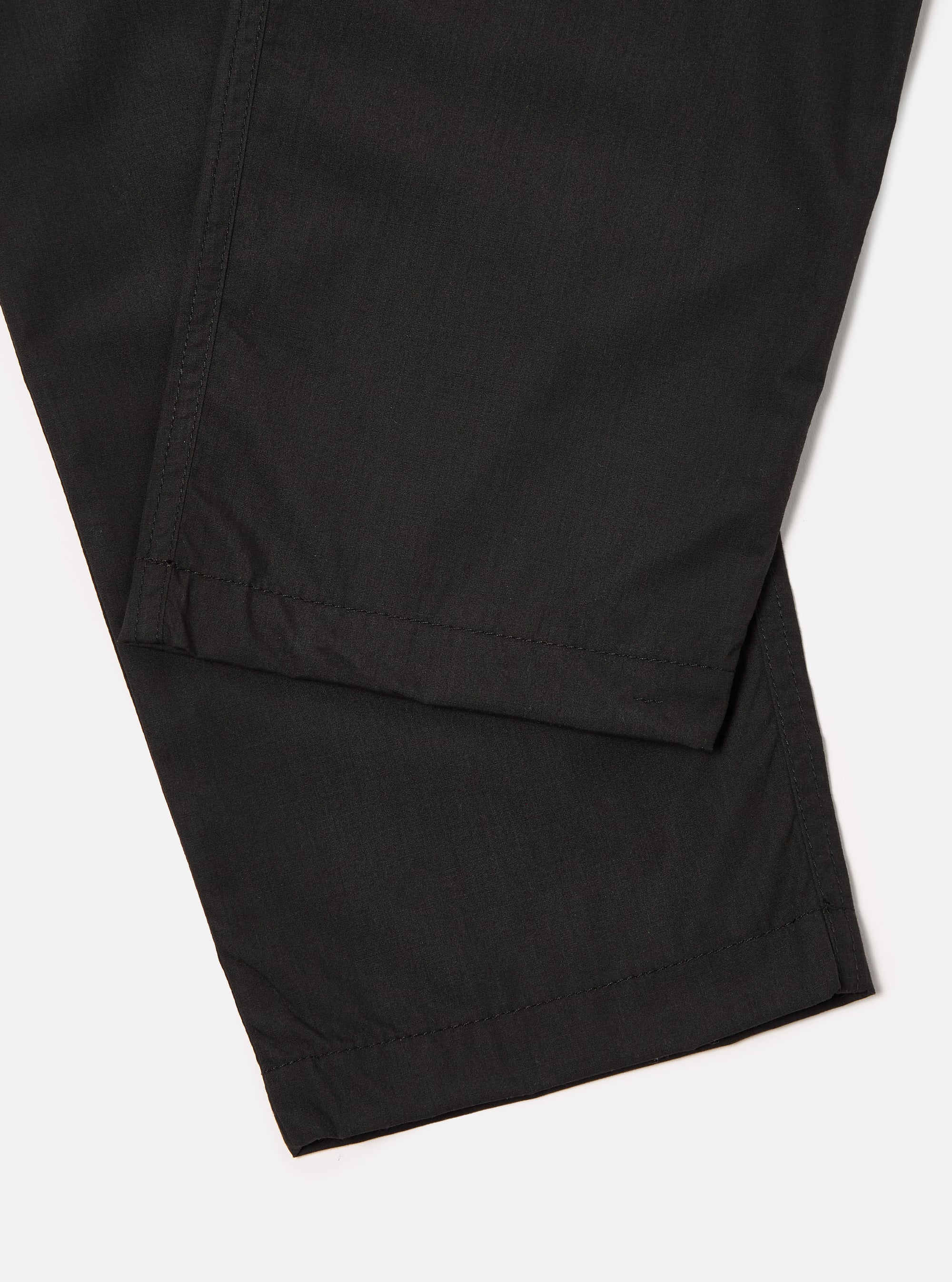 Black Recycled Polytech Military Chino