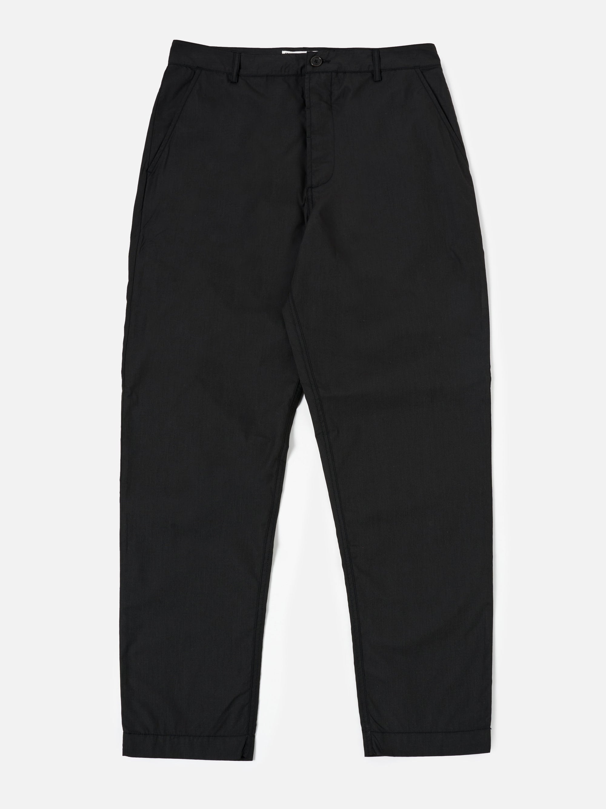 Black Recycled Polytech Military Chino