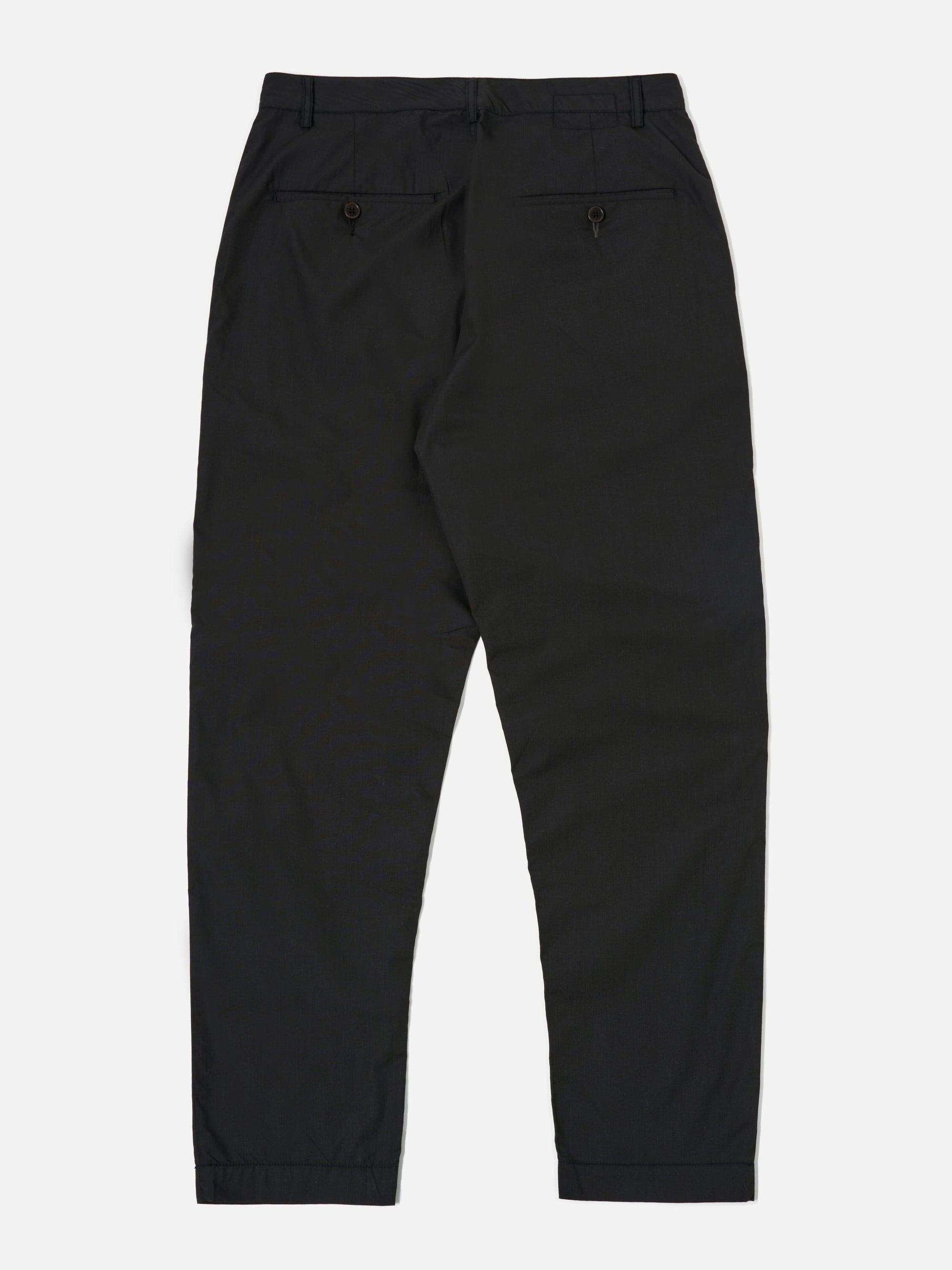 Black Recycled Polytech Military Chino