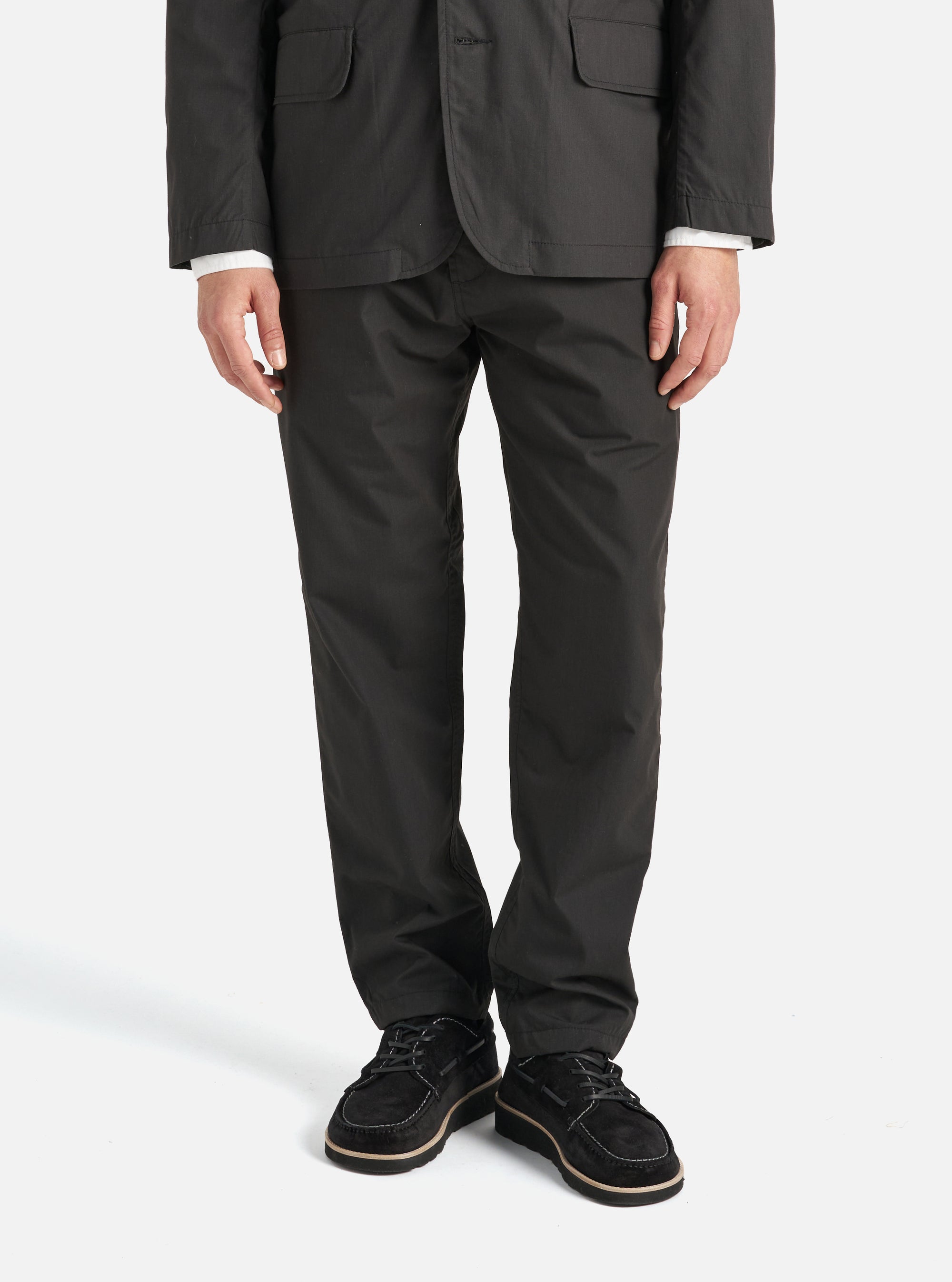 Black Recycled Polytech Military Chino