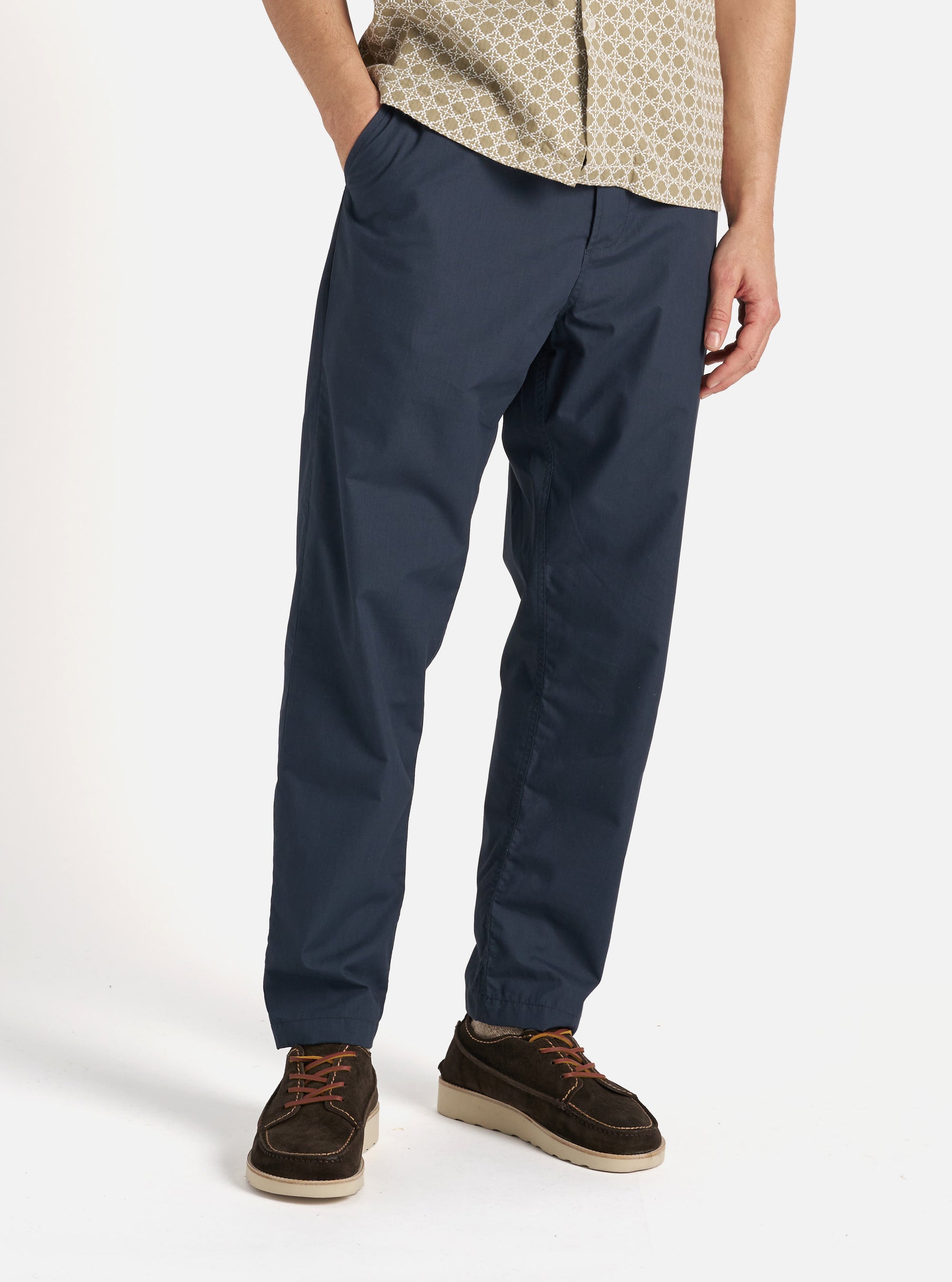 Navy Recycled Polytech Military Chino