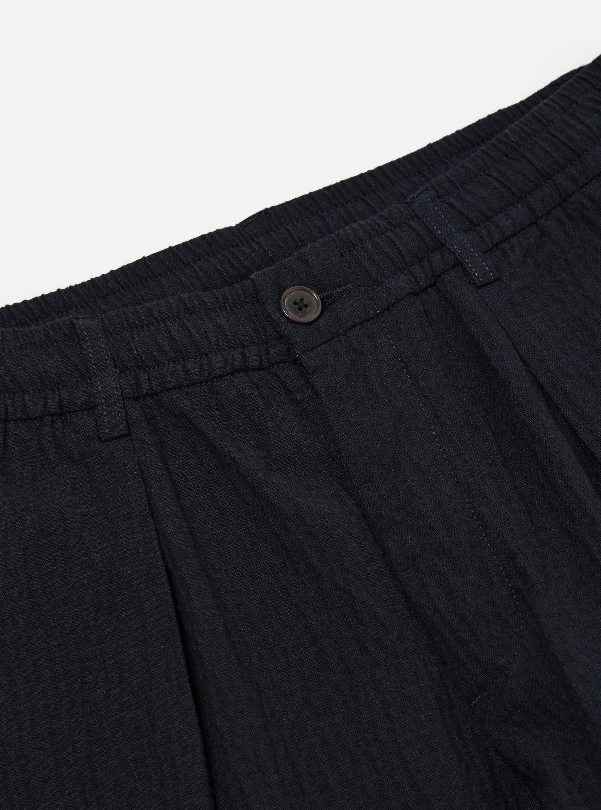 Dark Navy Ospina Cotton Oxford Pant