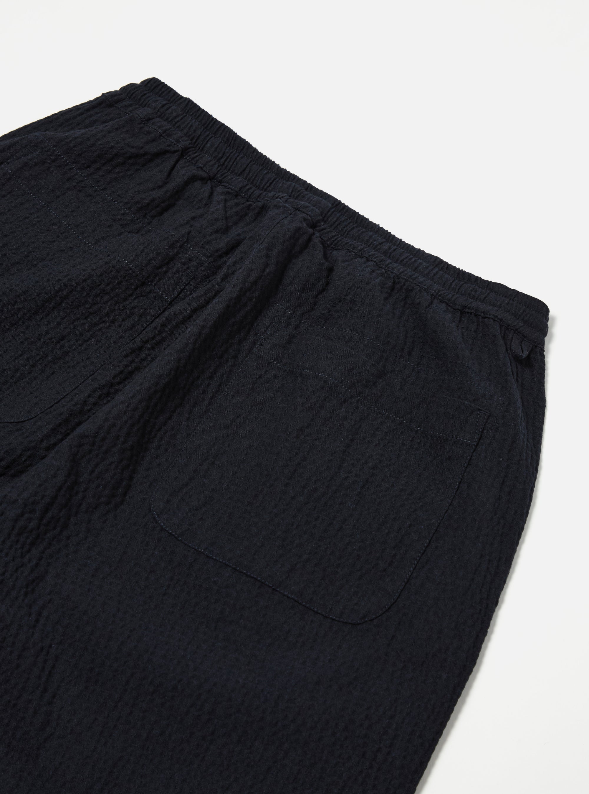Dark Navy Ospina Cotton Simple Short
