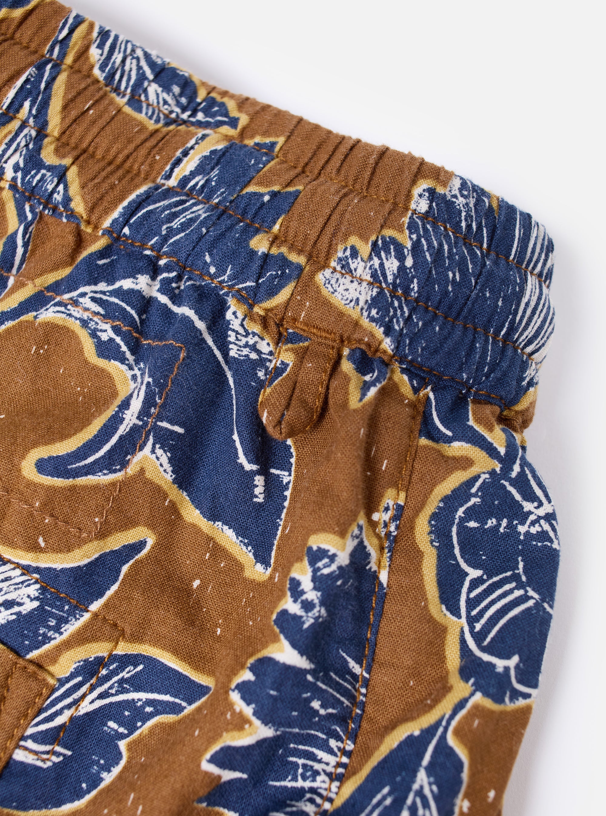 Gold Japanese Flower Simple Short