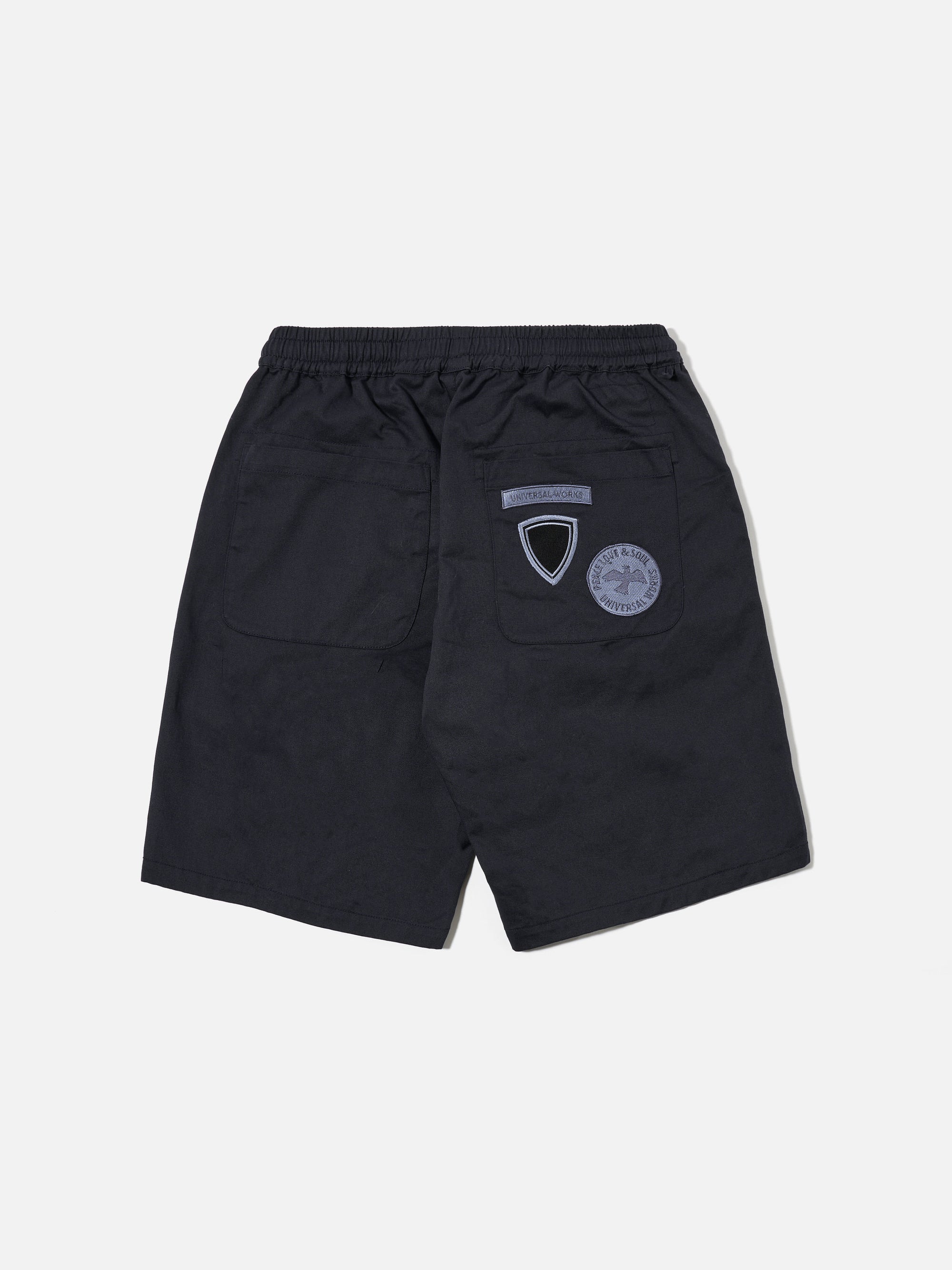 Navy Twill/Badges Simple Short