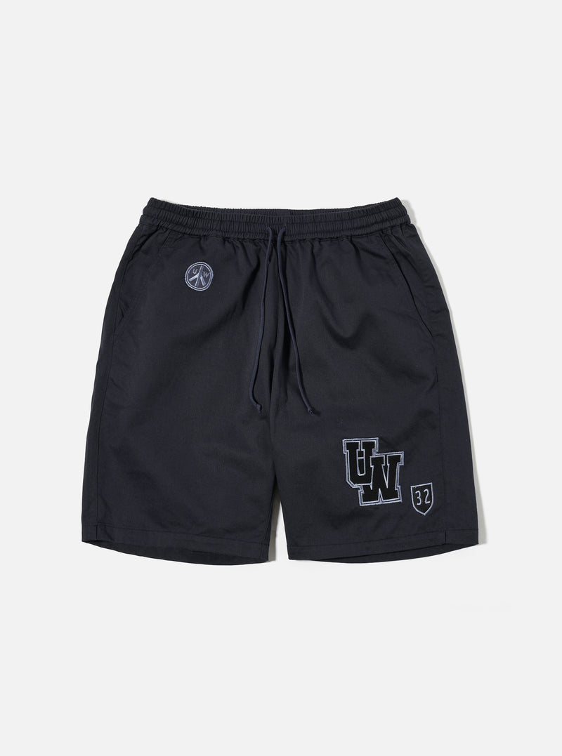 Navy Twill/Badges Simple Short