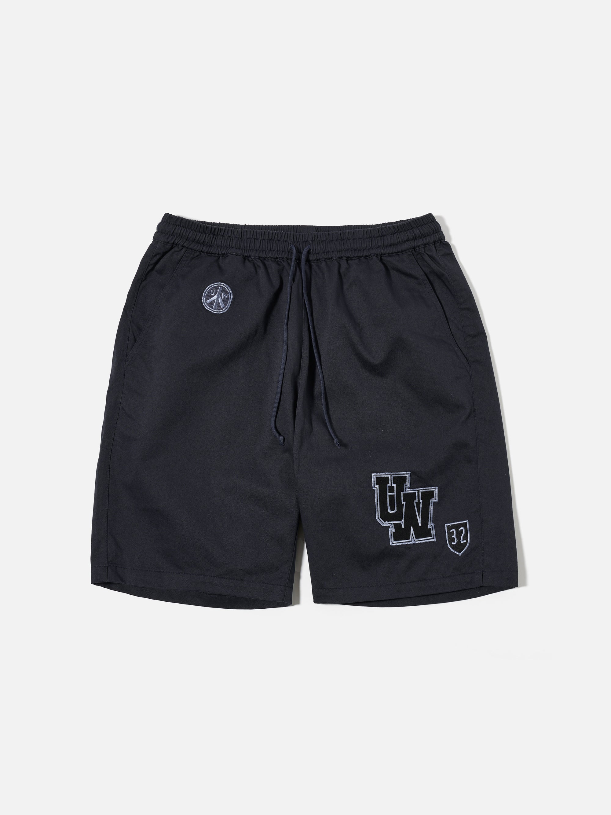 Navy Twill/Badges Simple Short