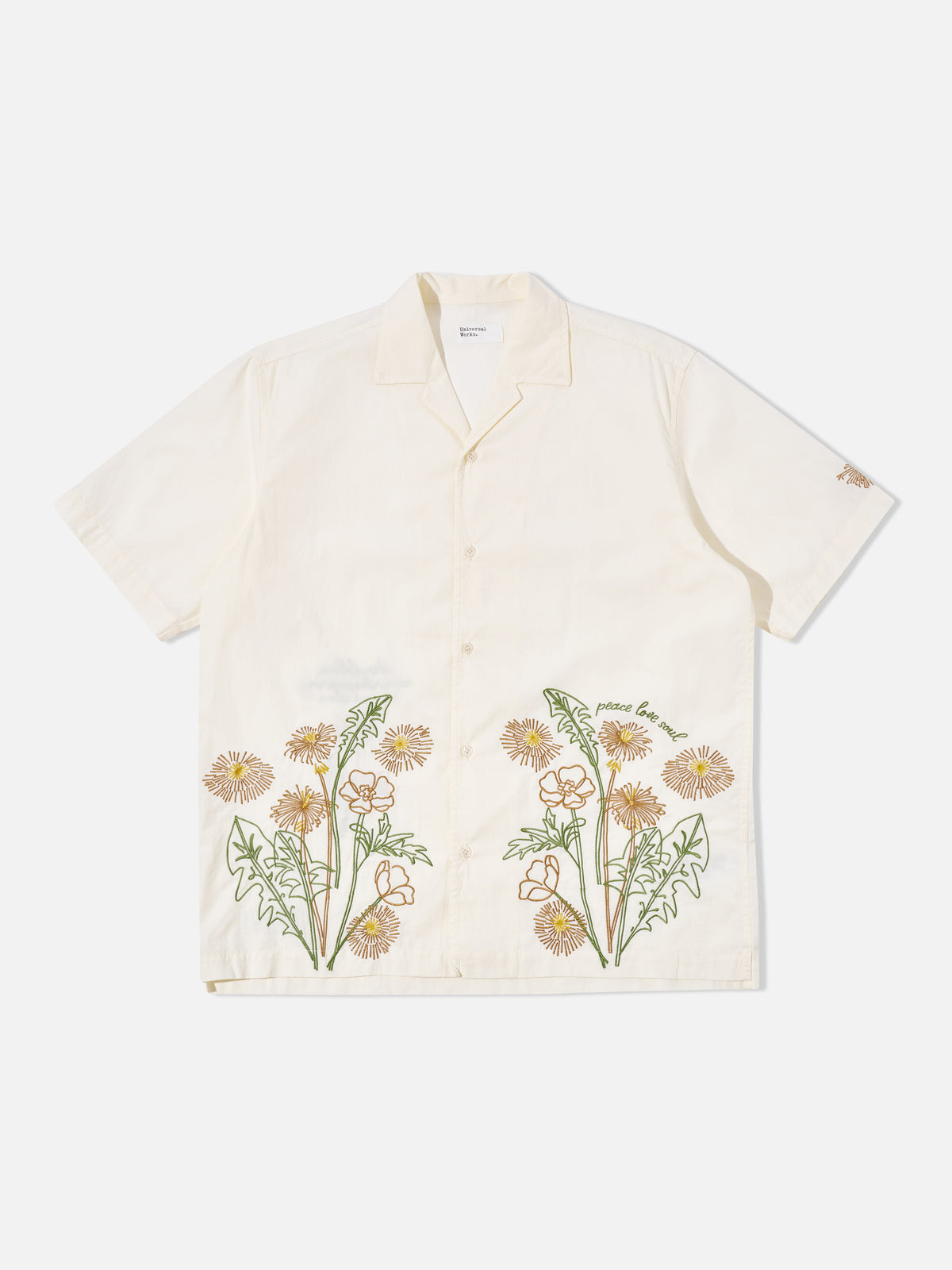 Flower Mountain x Universal Works Ecru Broadcloth Minari Shirt