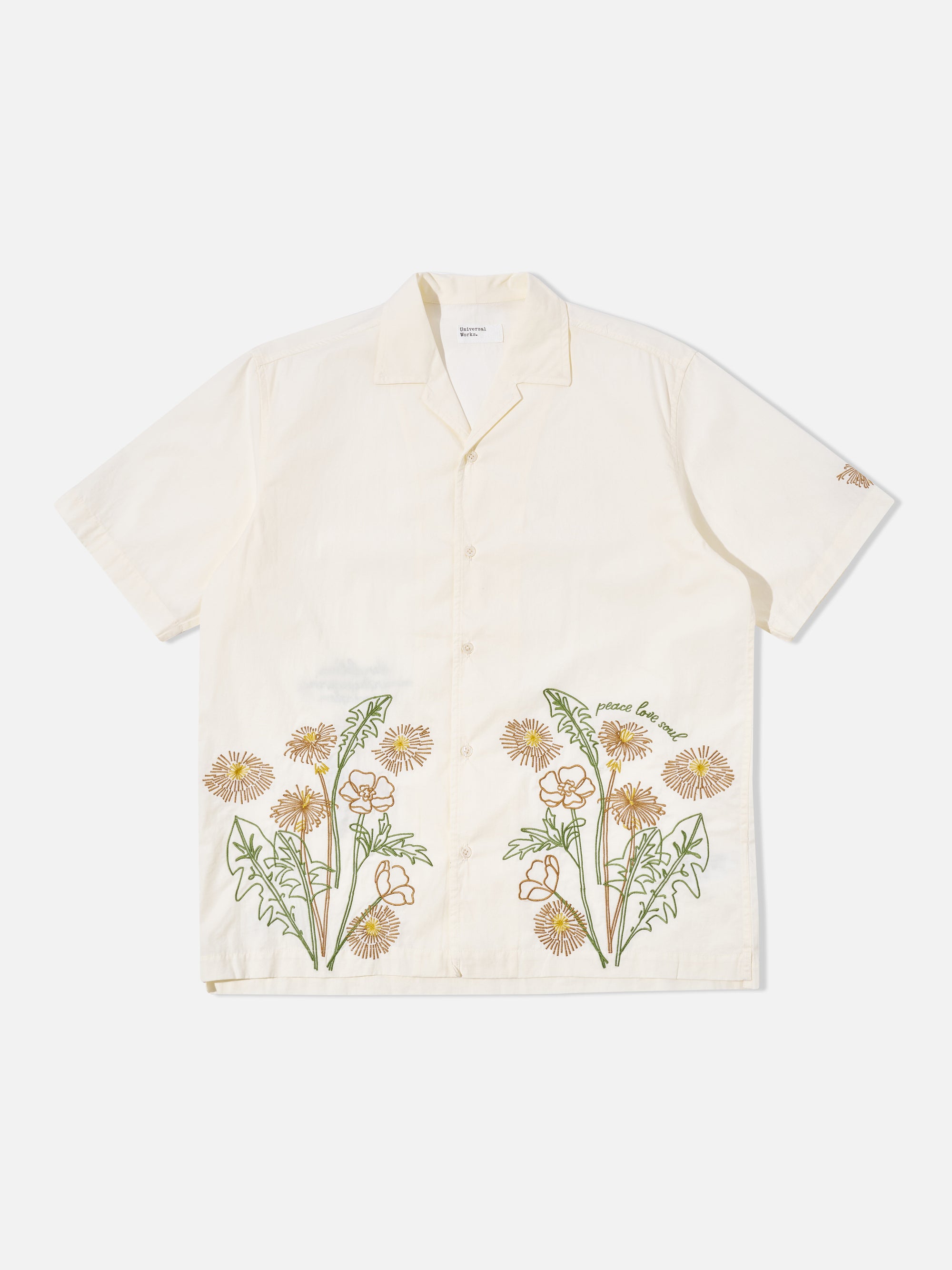 Flower Mountain x Universal Works Ecru Broadcloth Minari Shirt