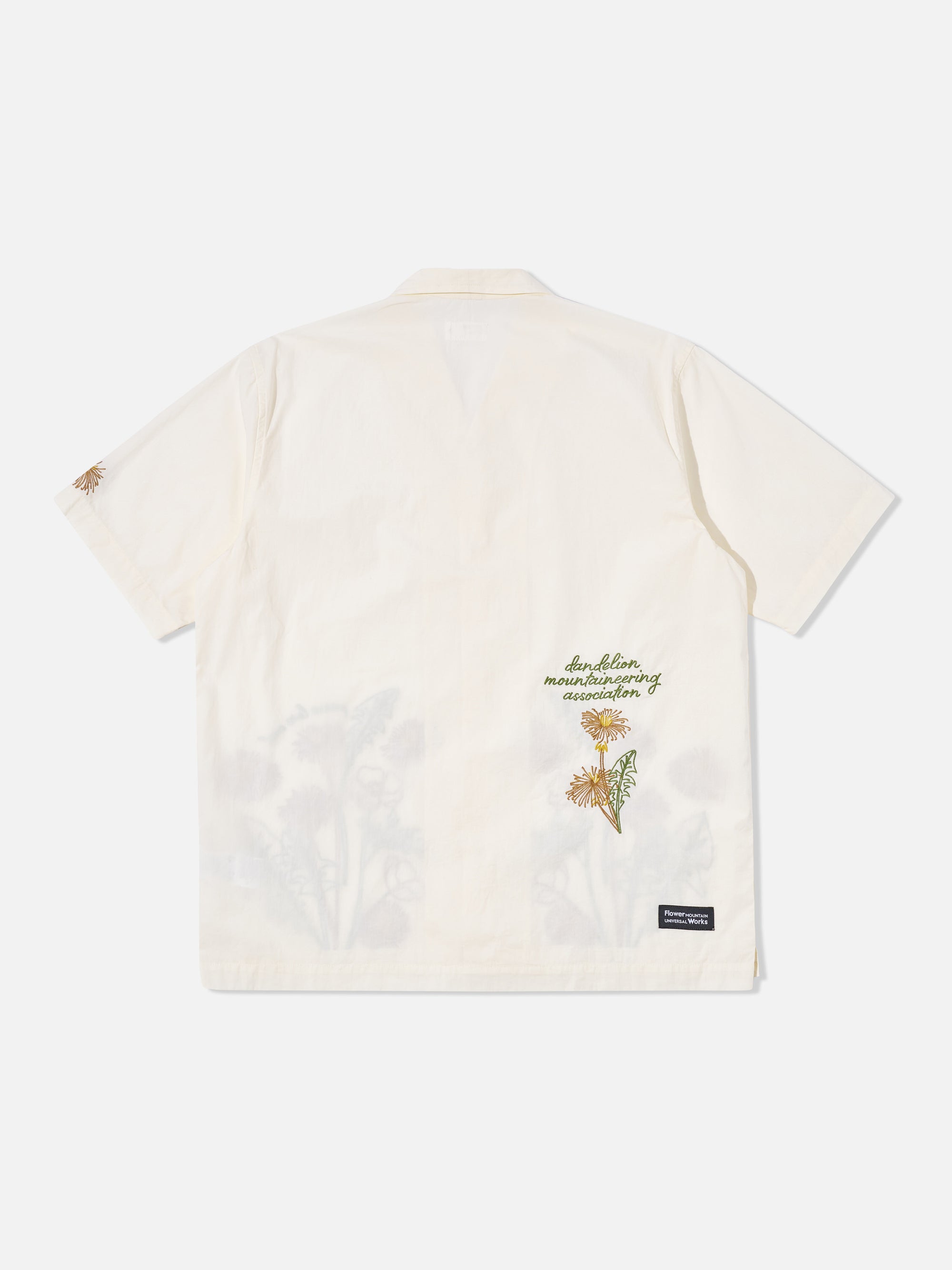 Flower Mountain x Universal Works Ecru Broadcloth Minari Shirt