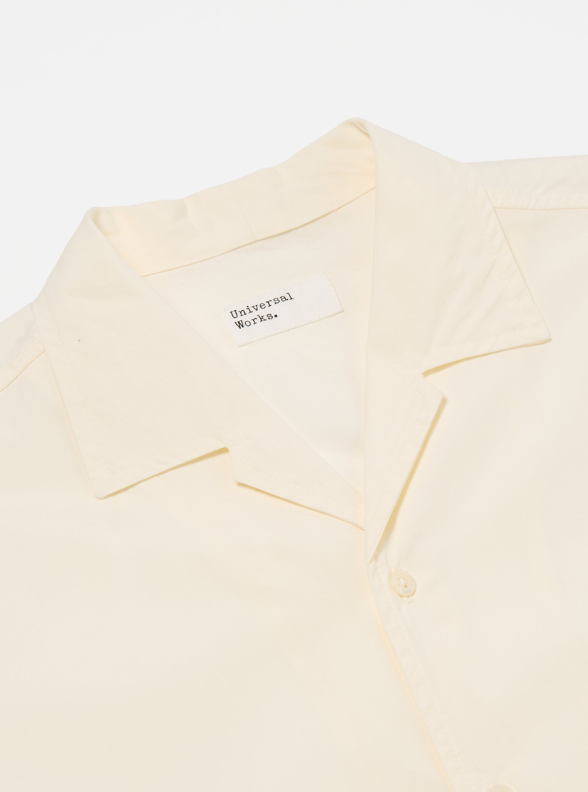 Flower Mountain x Universal Works Ecru Broadcloth Minari Shirt