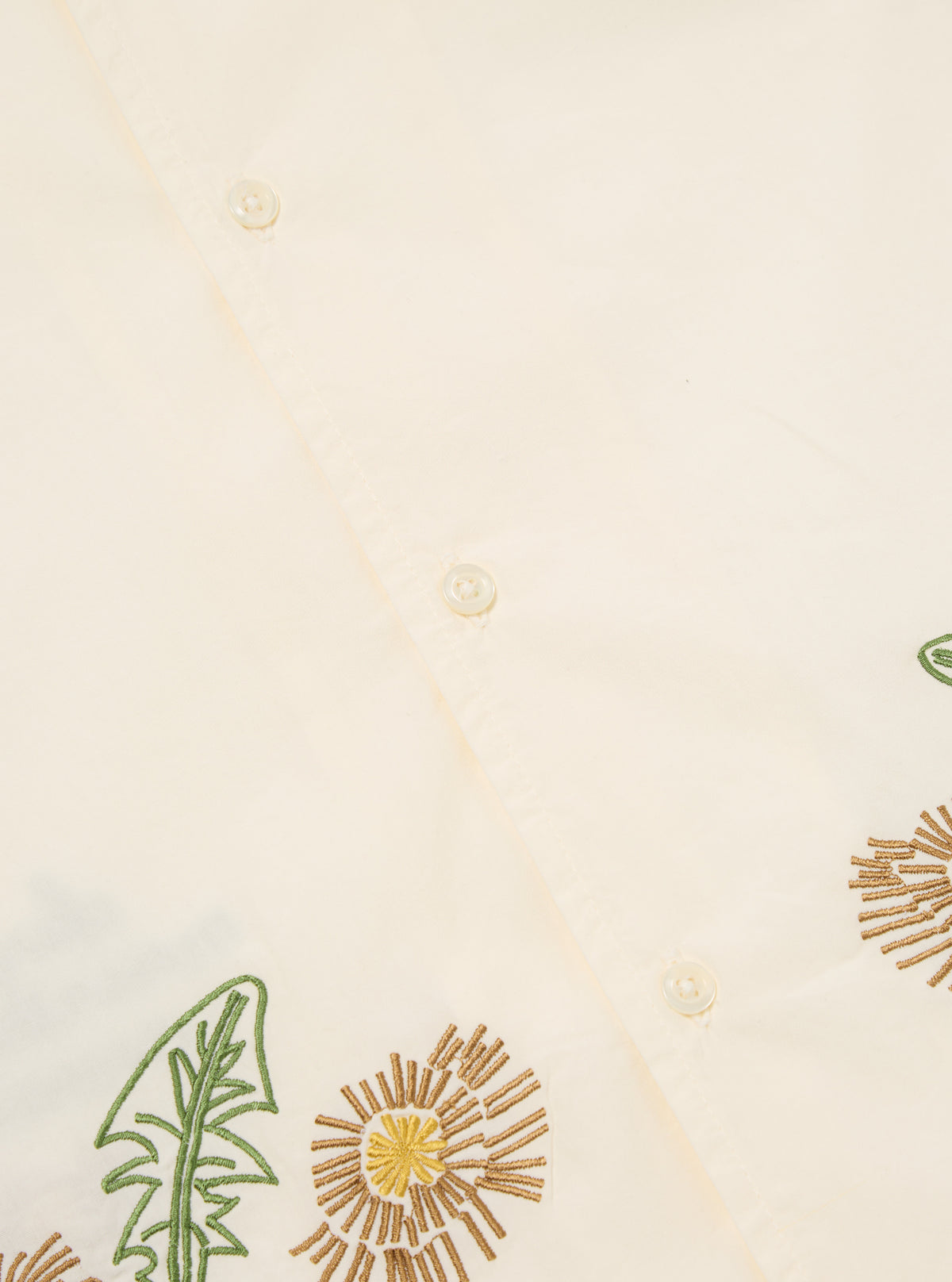 Flower Mountain x Universal Works Ecru Broadcloth Minari Shirt
