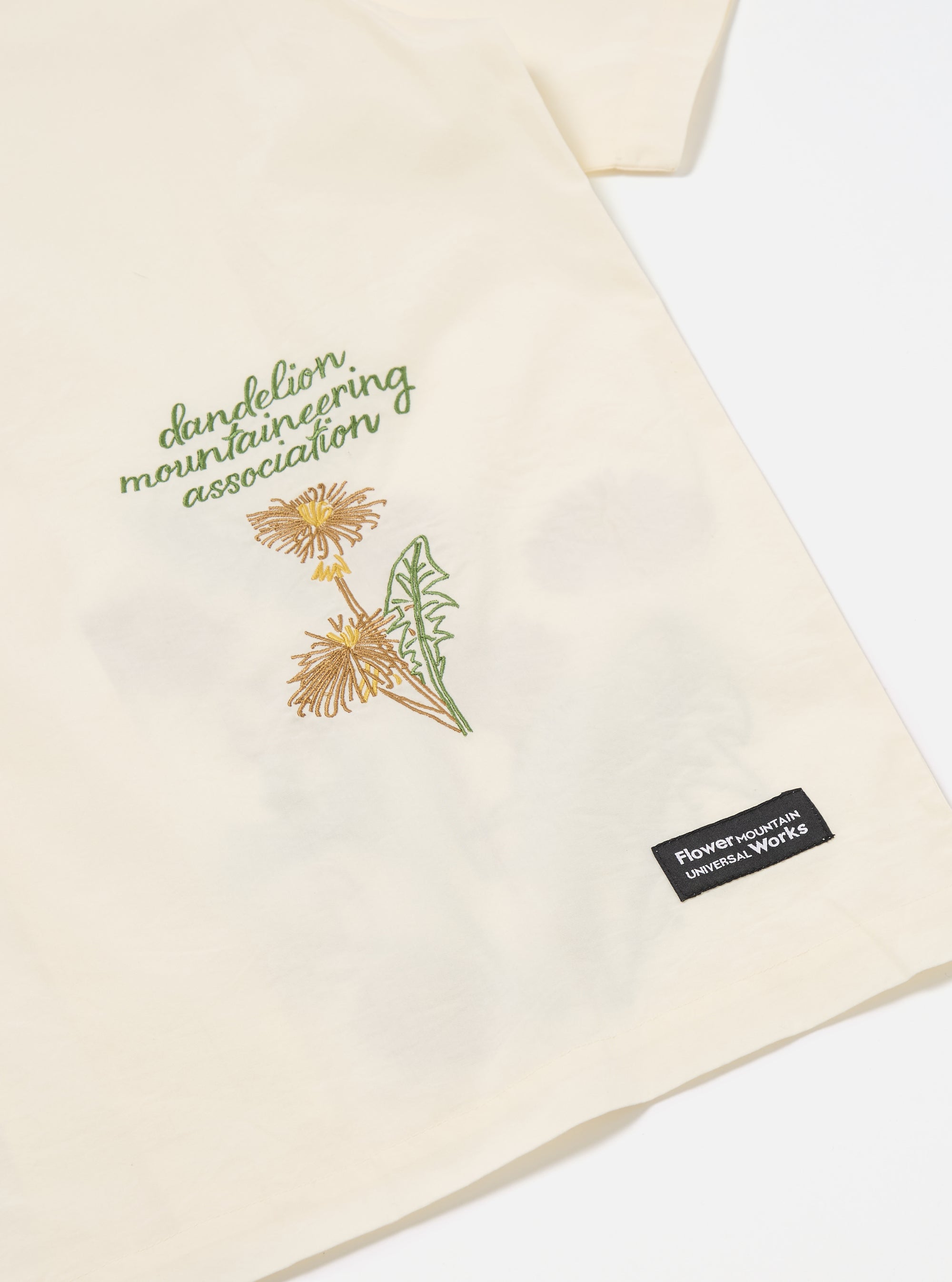 Flower Mountain x Universal Works Ecru Broadcloth Minari Shirt
