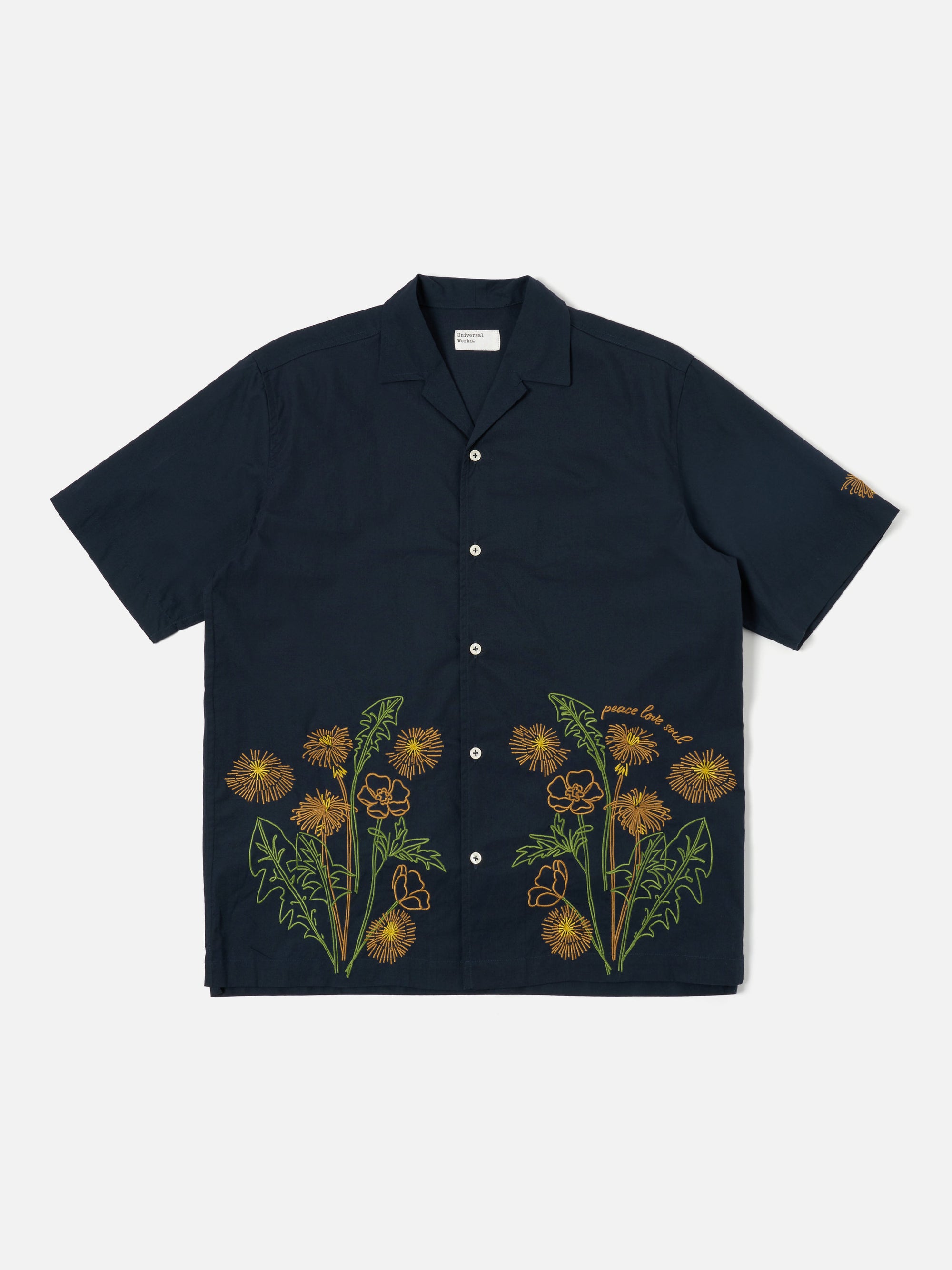 Flower Mountain x Universal Works Navy Broadcloth Minari Shirt