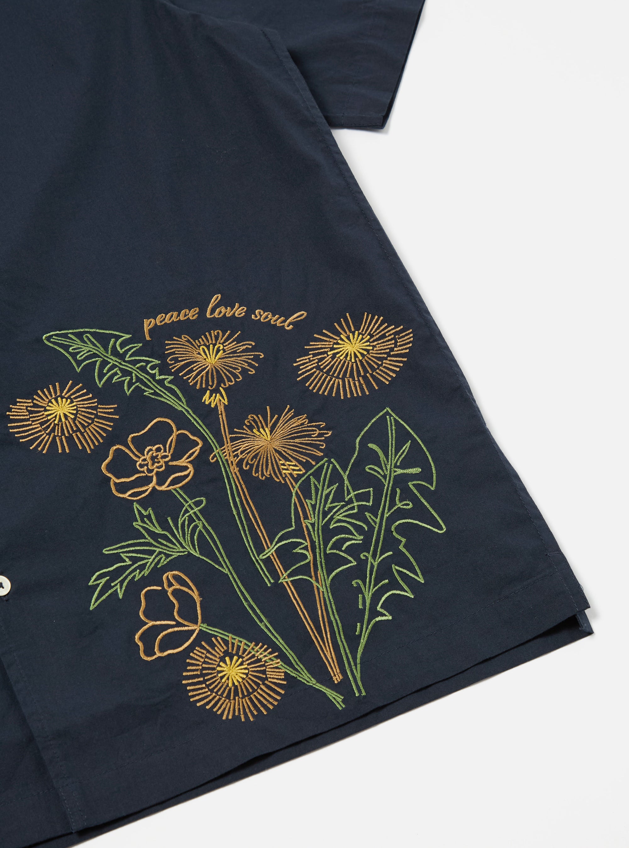 Flower Mountain x Universal Works Navy Broadcloth Minari Shirt