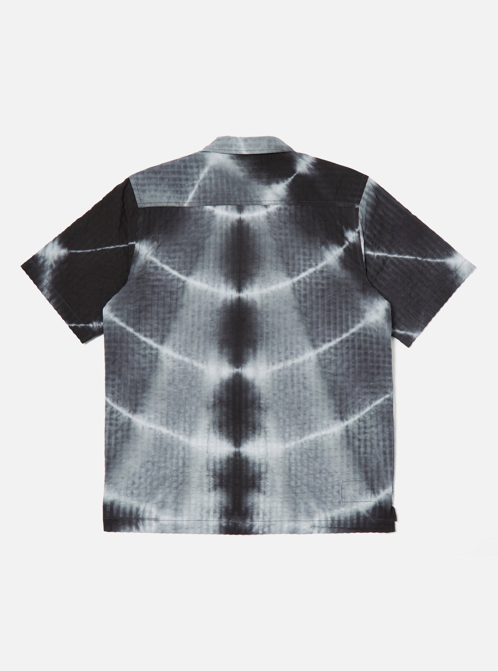 Charcoal Tie N Dye Seersucker Camper Shirt