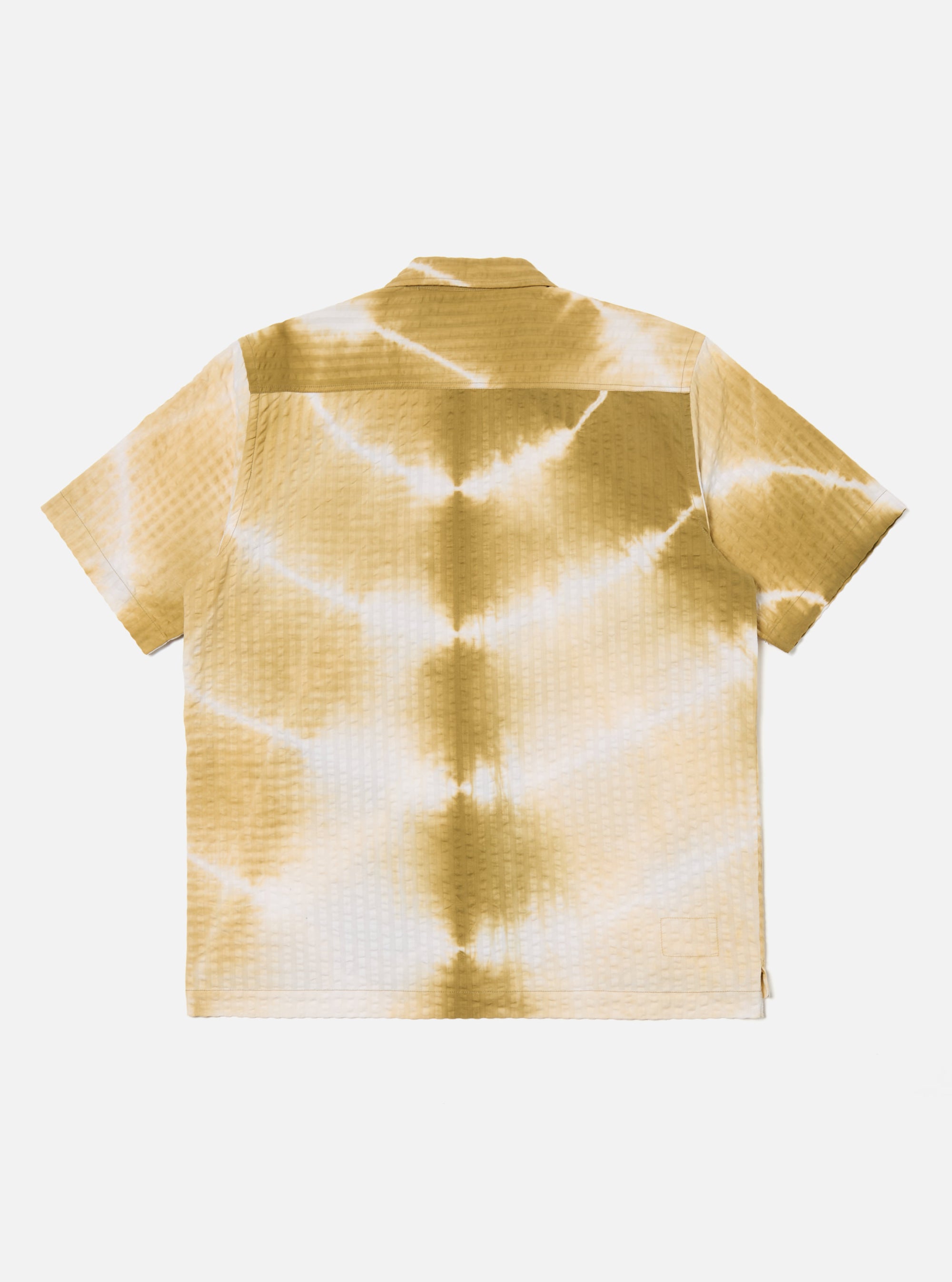 Khaki Tie N Dye Seersucker Camper Shirt