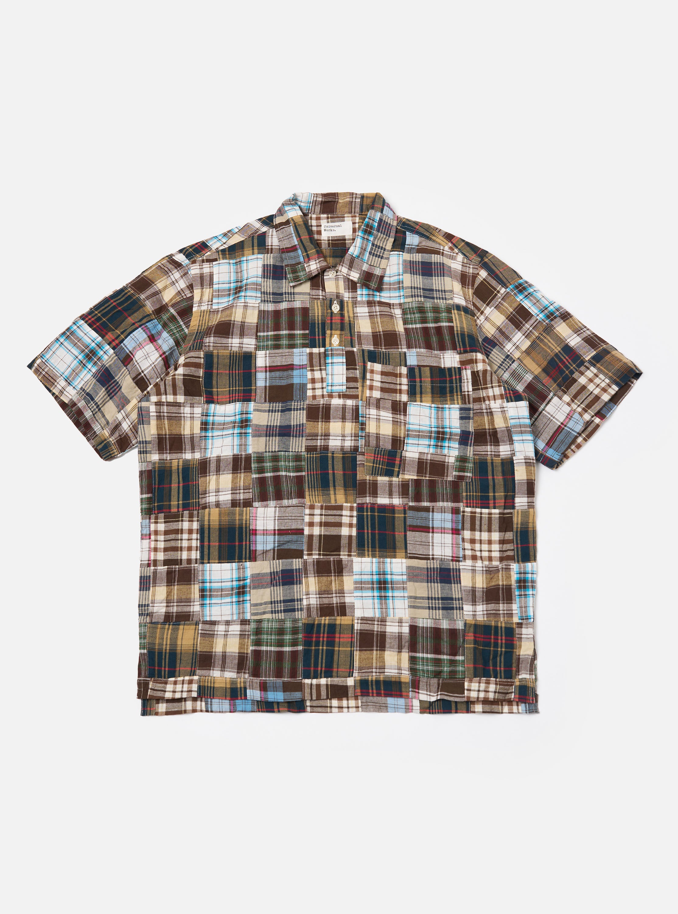 Brown Madras Check S/S Pullover Shirt – Universal Works