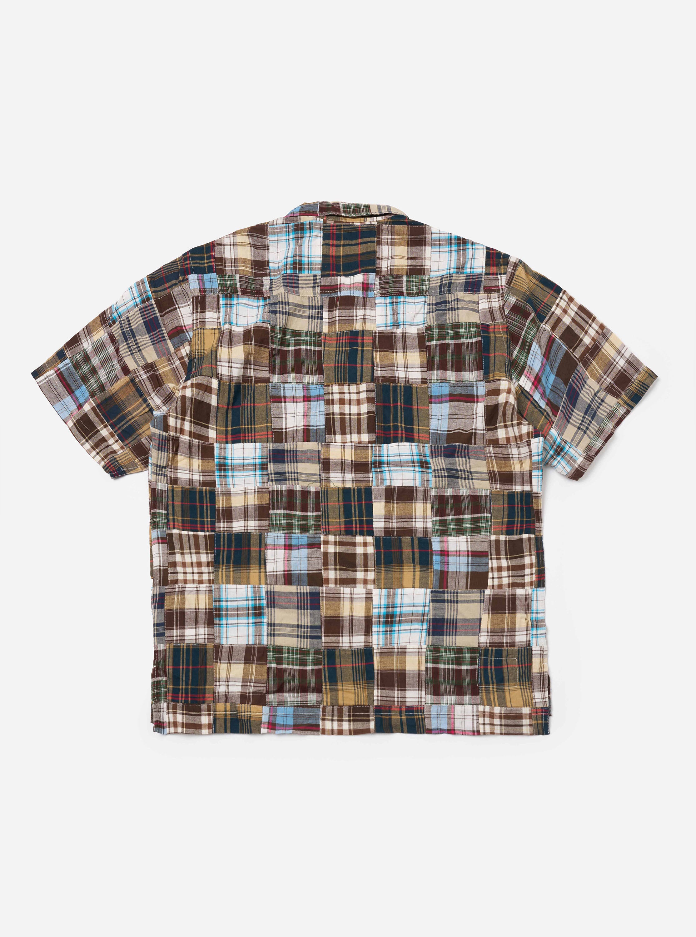 トップス BROWN by 2-tacs Winter madras's Shirts Brown Madras Check S/S Pullover Shirt – Universal Works