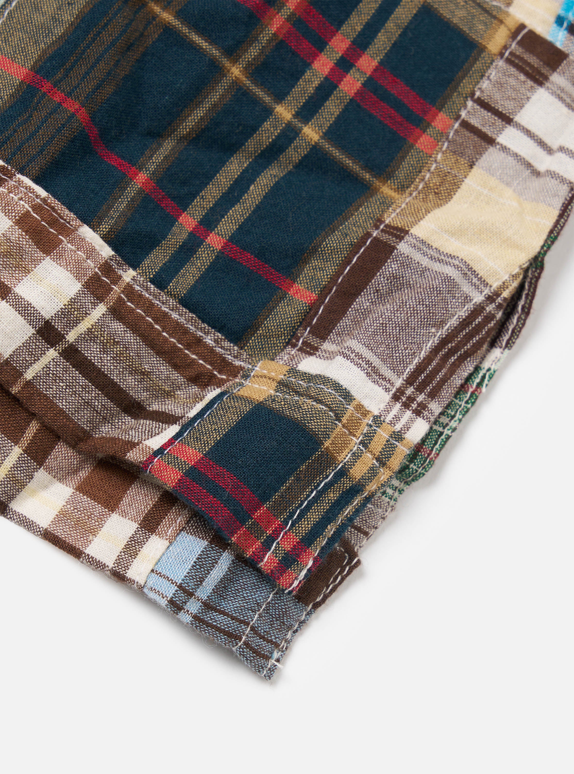 Brown Madras Check S/S Pullover Shirt – Universal Works