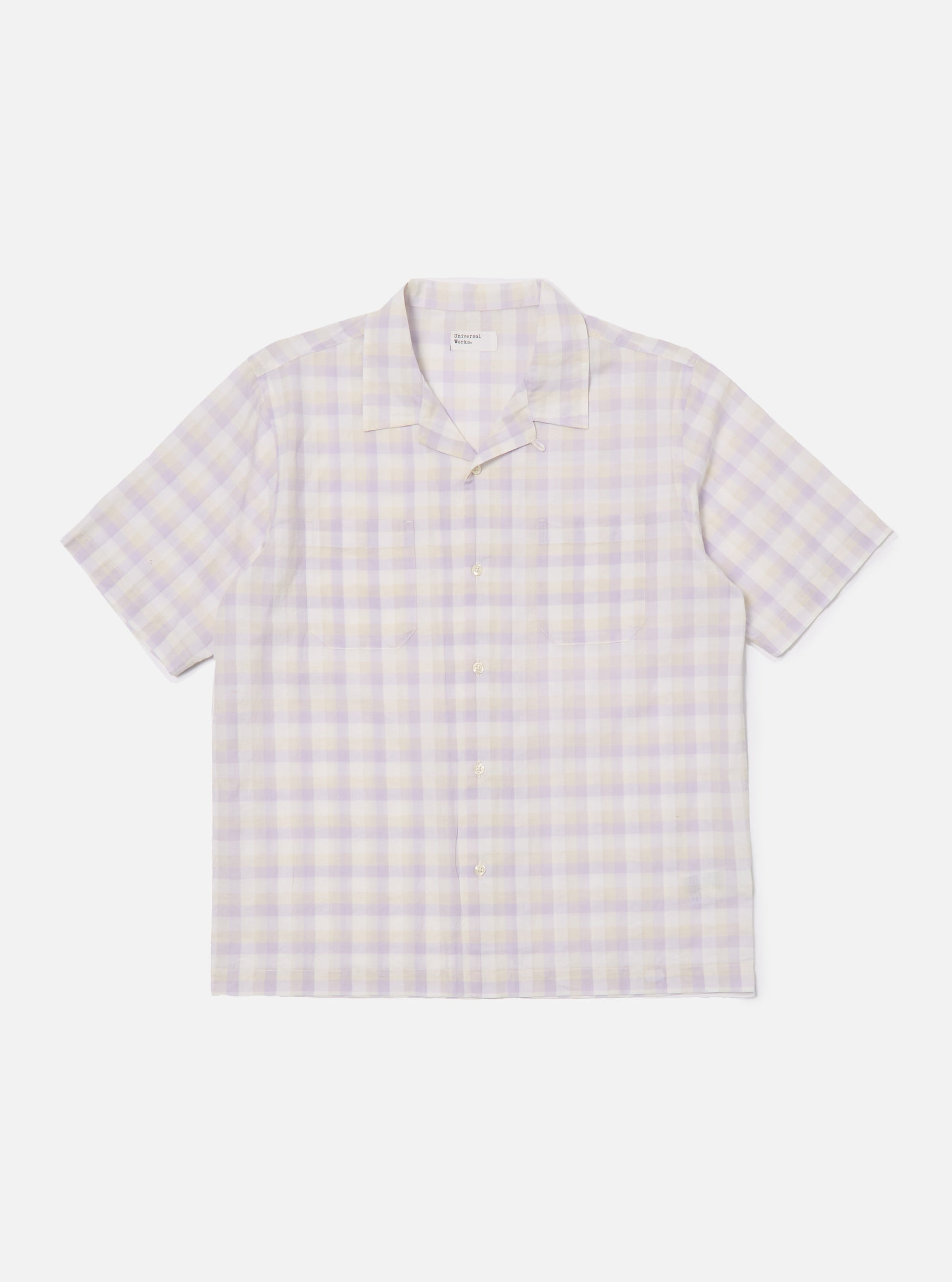 Lilac Pastel Check Sal Road Shirt