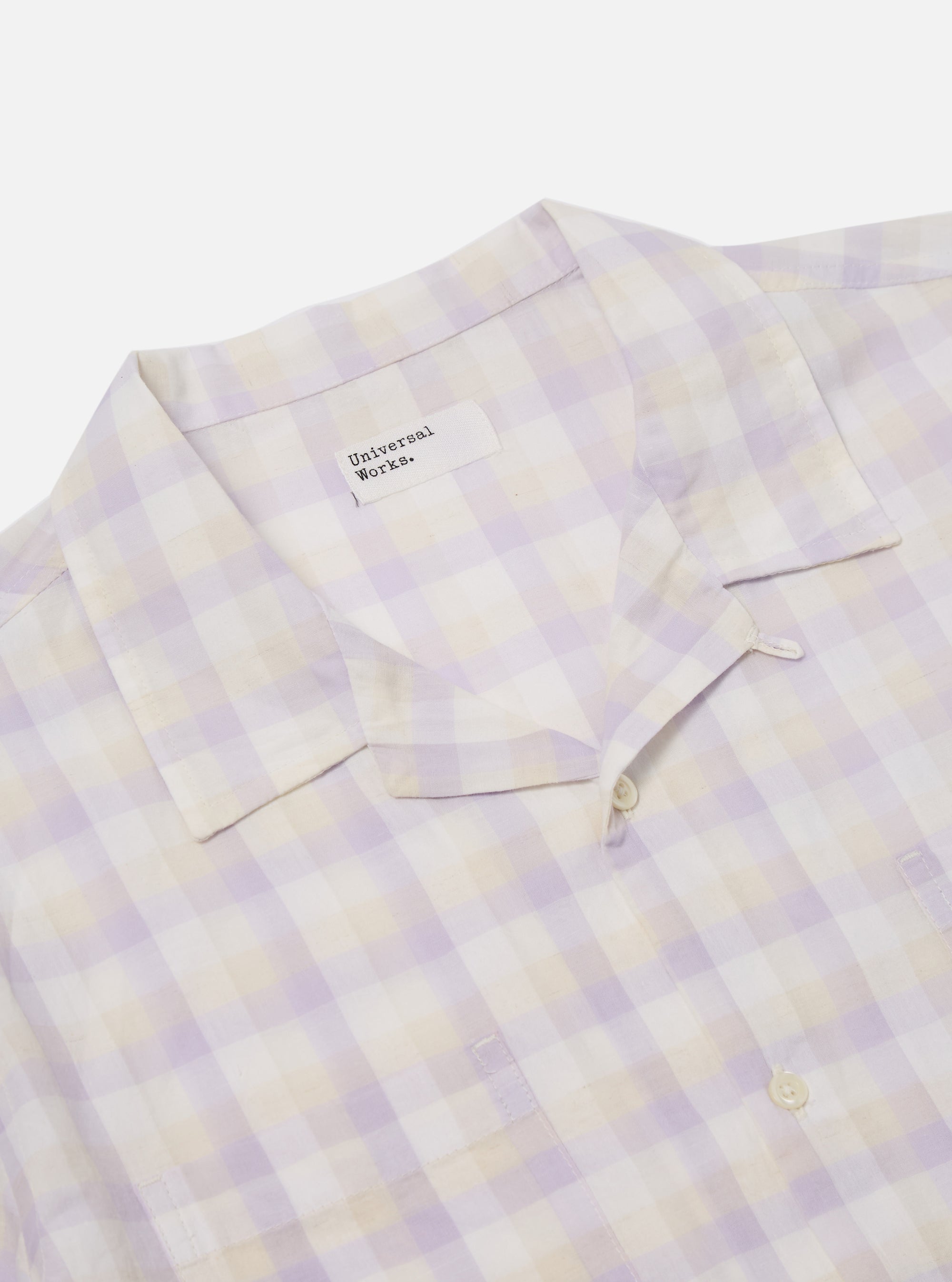 Lilac Pastel Check Sal Road Shirt