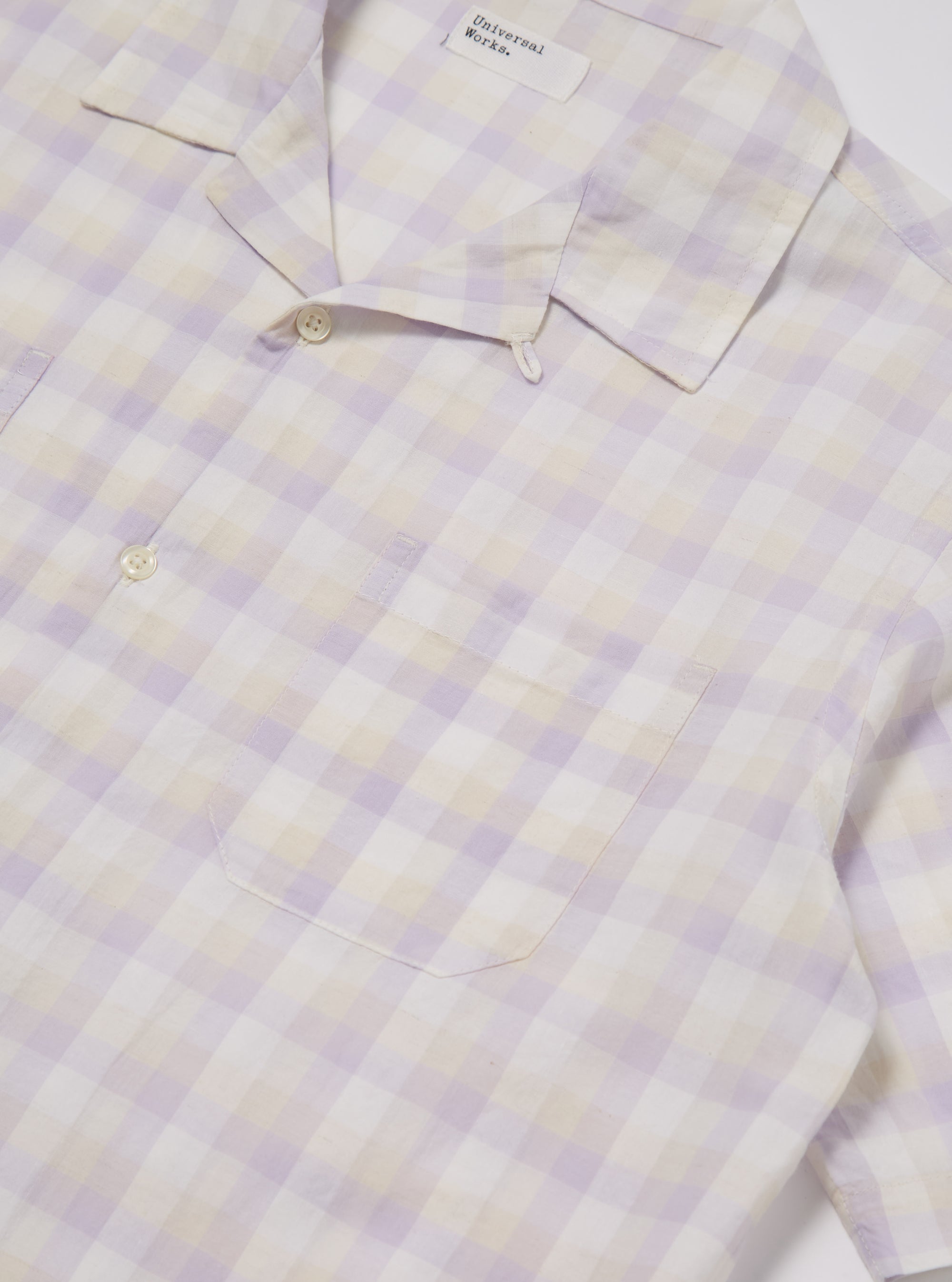 Lilac Pastel Check Sal Road Shirt